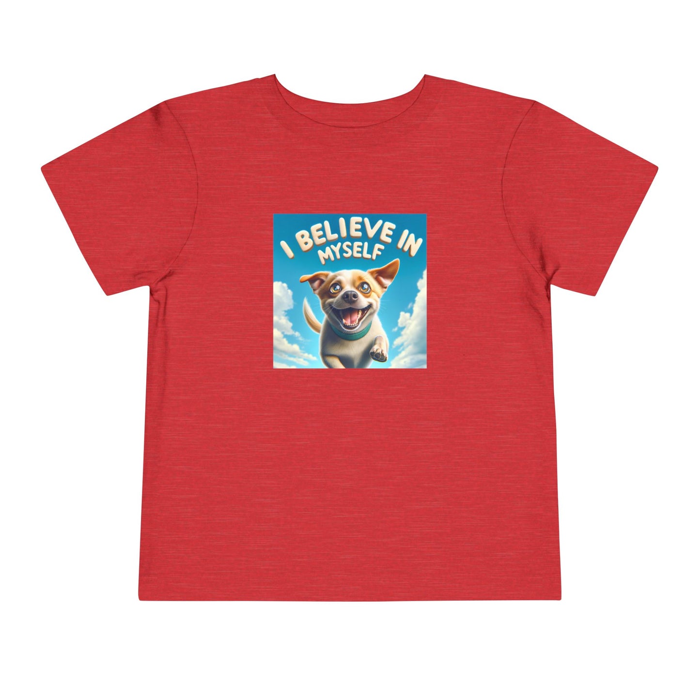 Dog in Sky | I BELIEVE IN MYSELF | Toddler Graphic Tees | 97MM-T