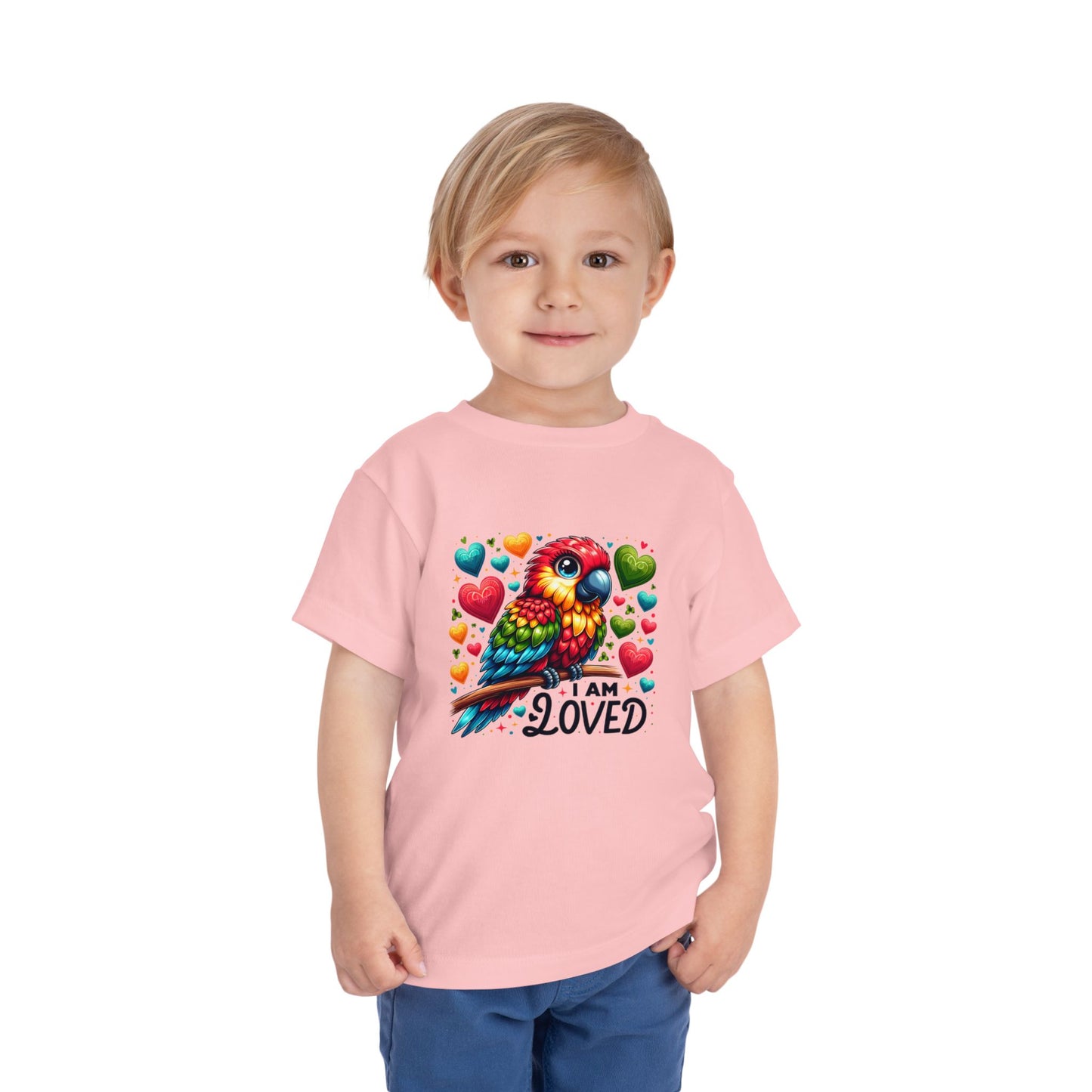 Parrot |  I AM LOVED | Toddler Graphic Tees | #68-ad-T