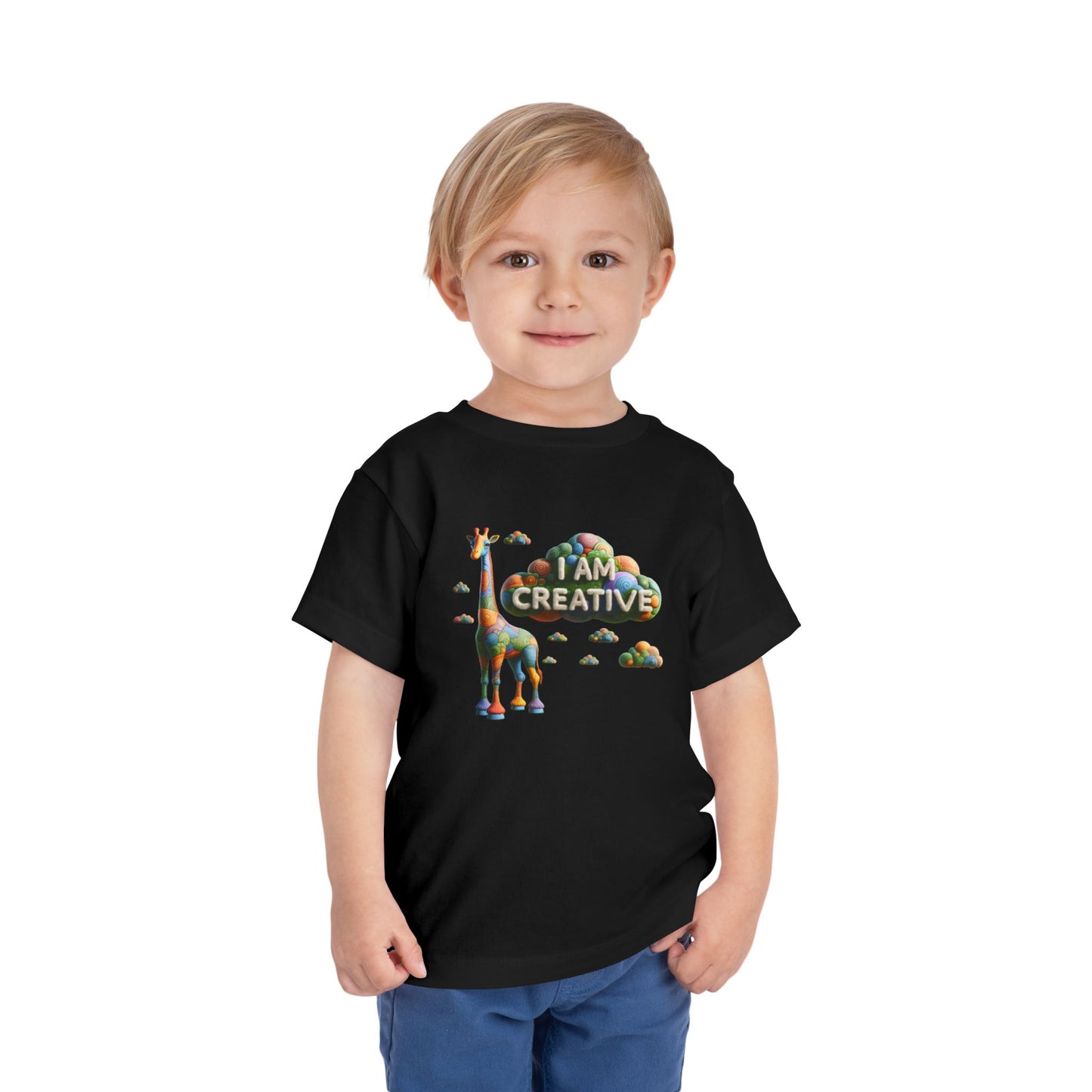 Giraffe |  I AM CREATIVE | Toddler Graphic Tees | #68-d2-T