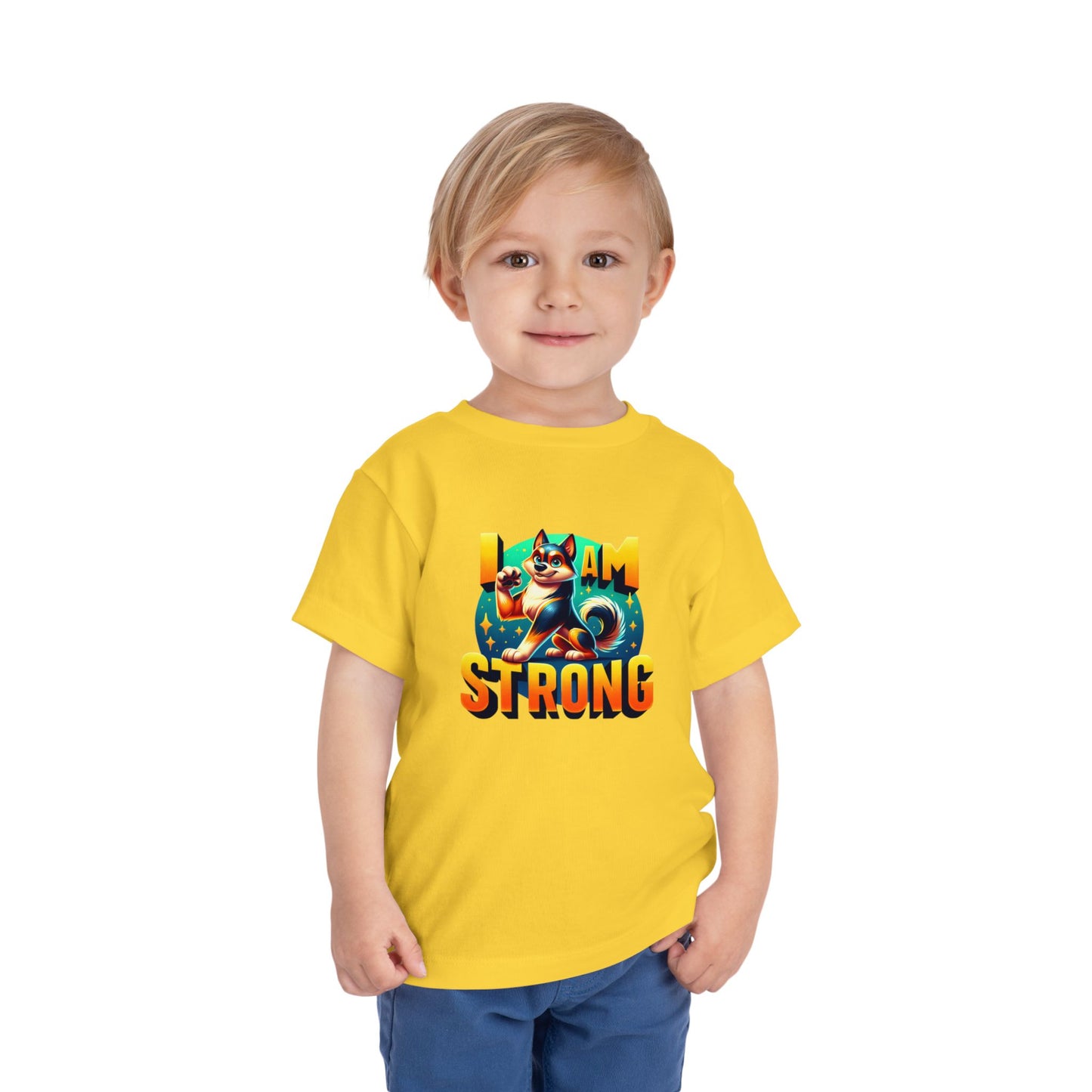 Dog Flex | I AM STRONG | Toddler Graphic Tees | 61JP-T