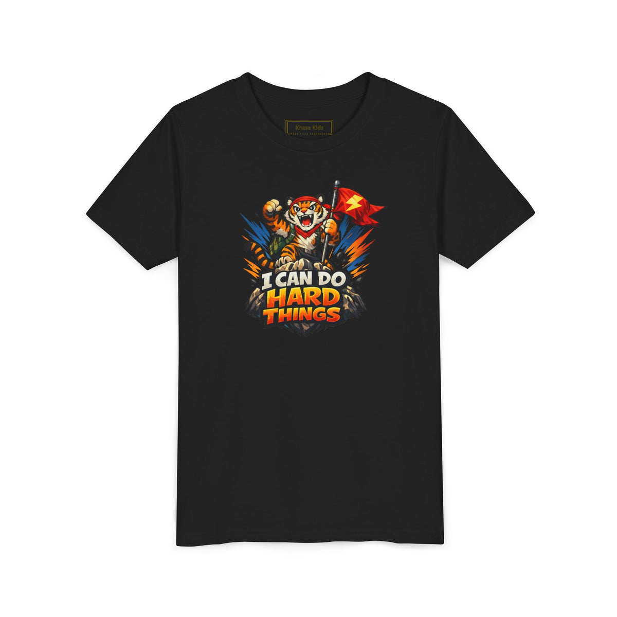 Tiger | I CAN DO HARD THINGS | Youth Graphic Tees | #KK-006-Y