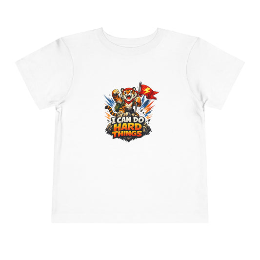 Tiger | I CAN DO HARD THINGS | Toddler Graphic Tees | #KK-006-T
