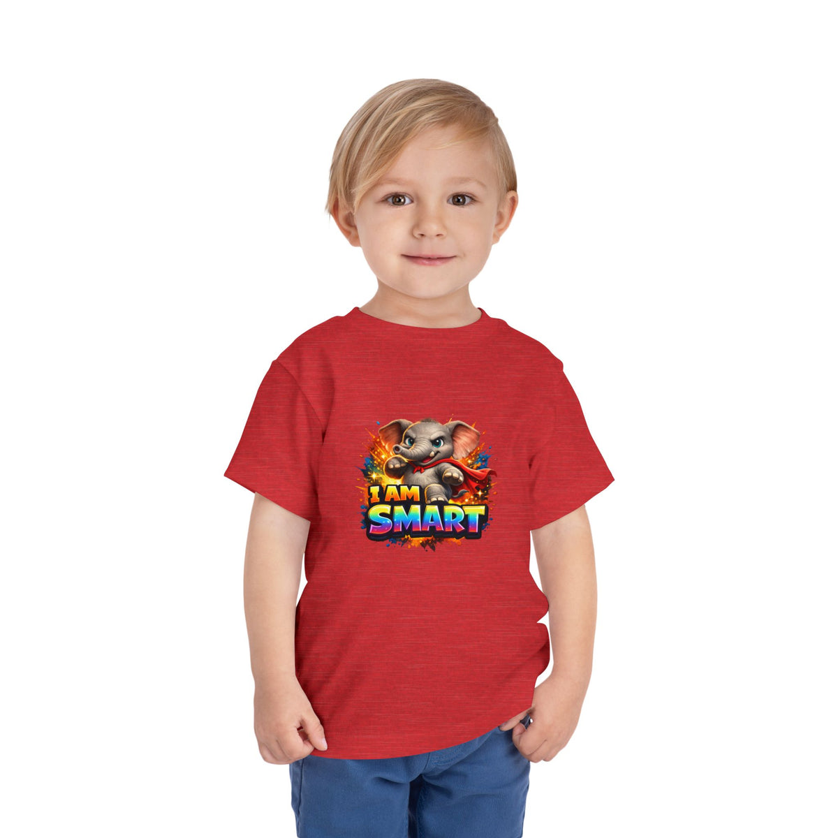 Elephant | I AM SMART | Toddler Graphic Tees | #KK-004-T