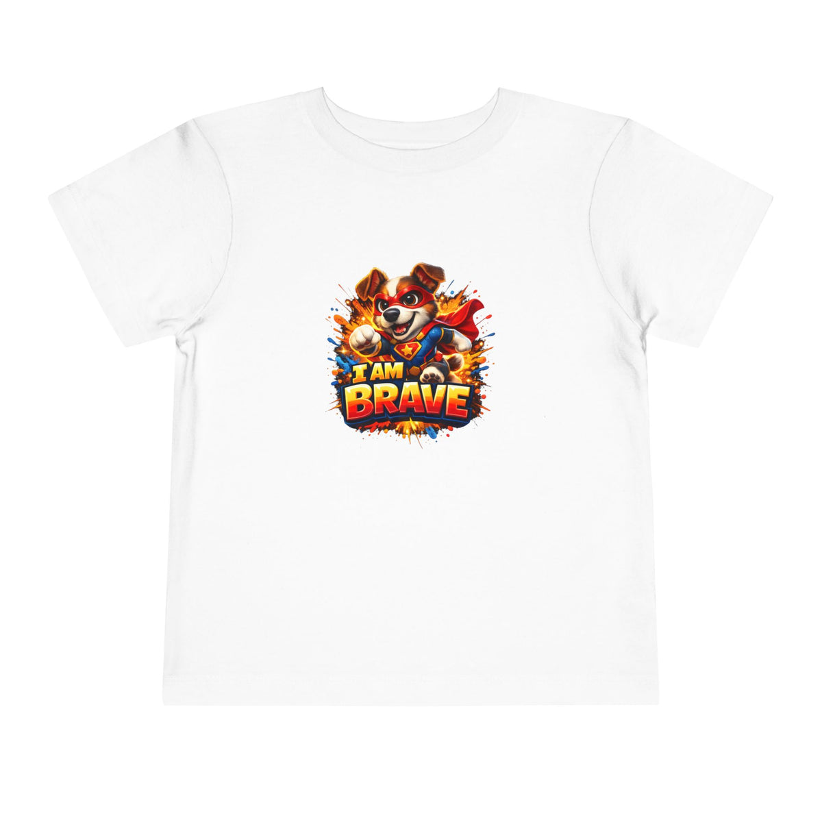 Dog | I AM BRAVE | Toddler Graphic Tees | #KK-001-T