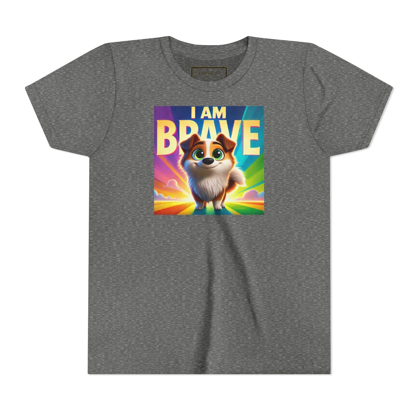 Rainbow Dog | I AM BRAVE | Youth Graphic Tees | 58KE-Y