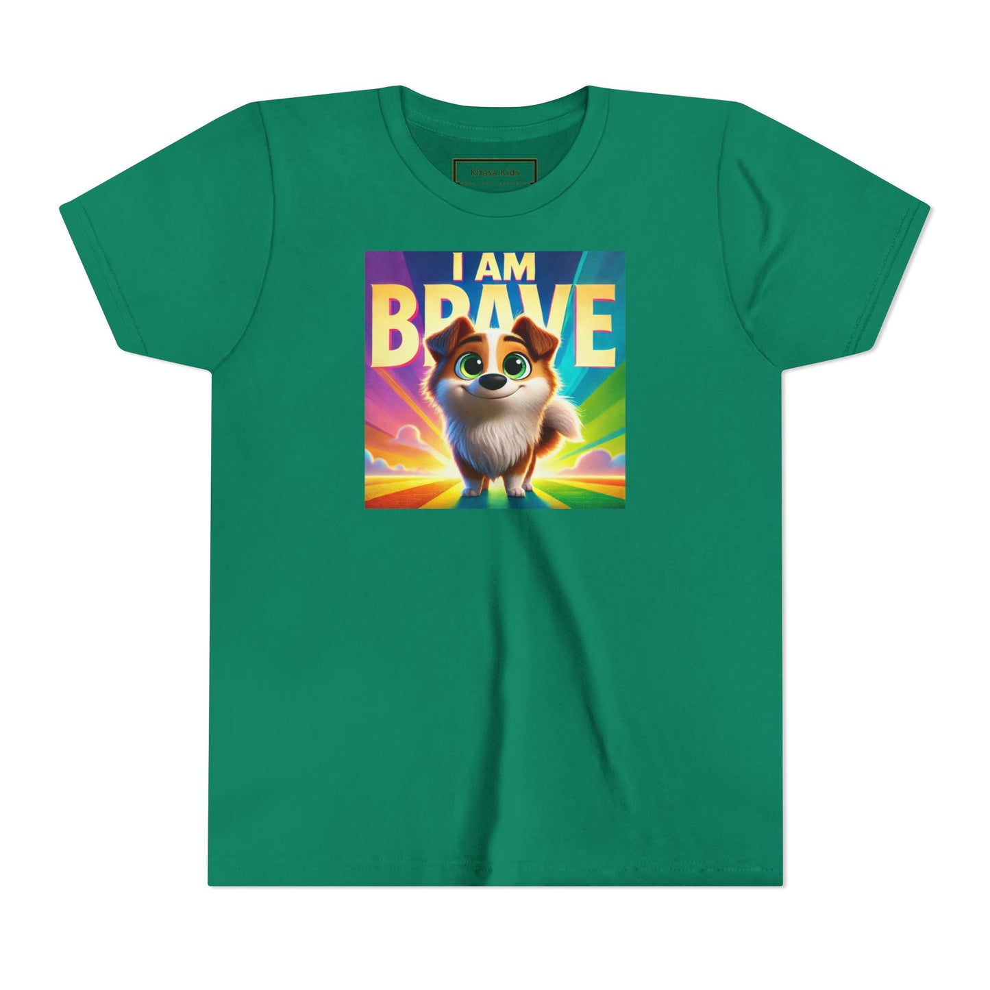 Rainbow Dog | I AM BRAVE | Youth Graphic Tees | 58KE-Y