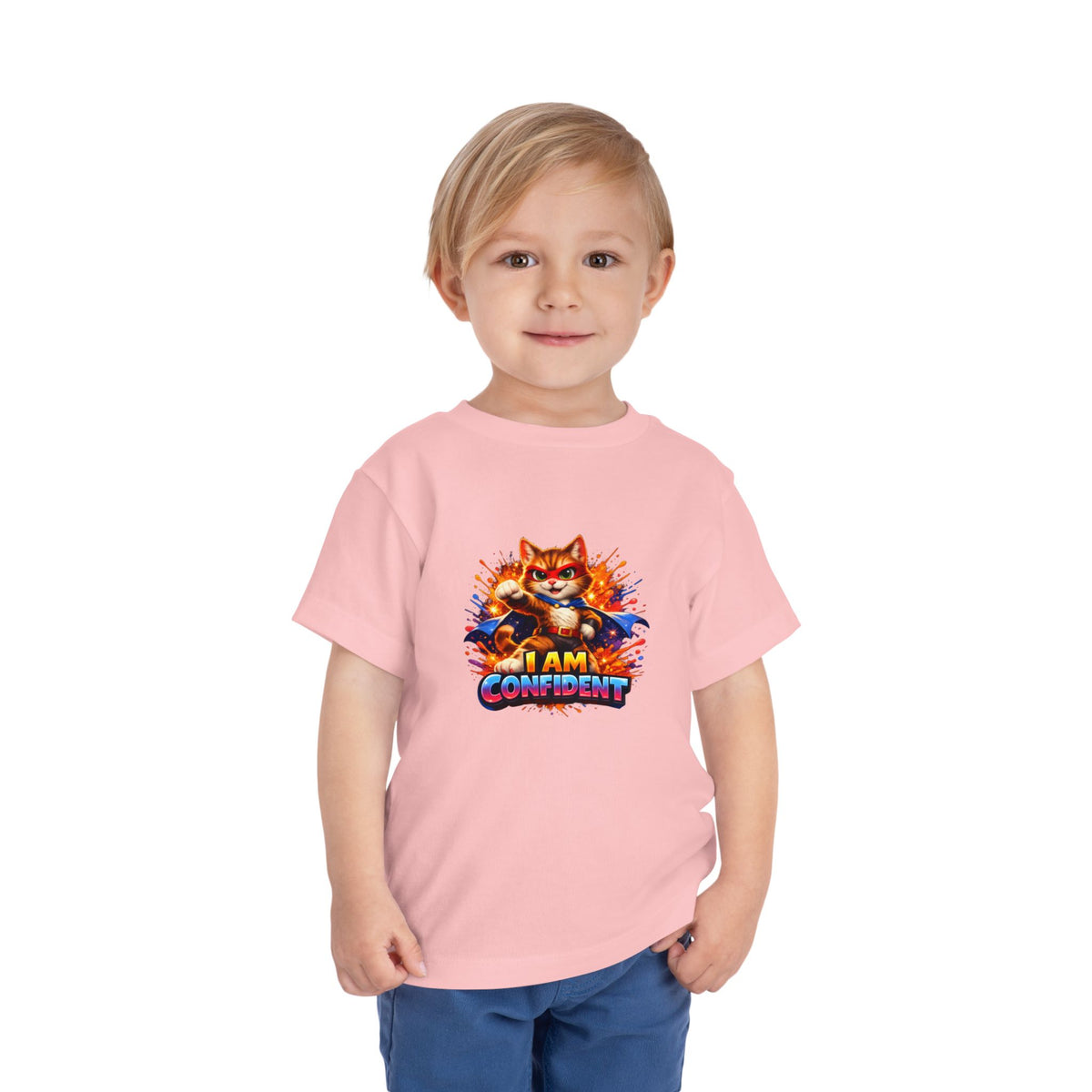 Cat | I AM CONFIDENT | Toddler Graphic Tees | #KK-002-T