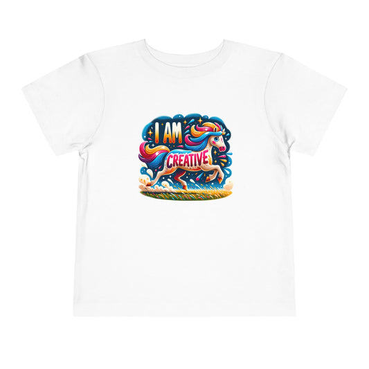 Unicorn Horse | I AM CREATIVE | Toddler Graphic Tees | 74RG-T