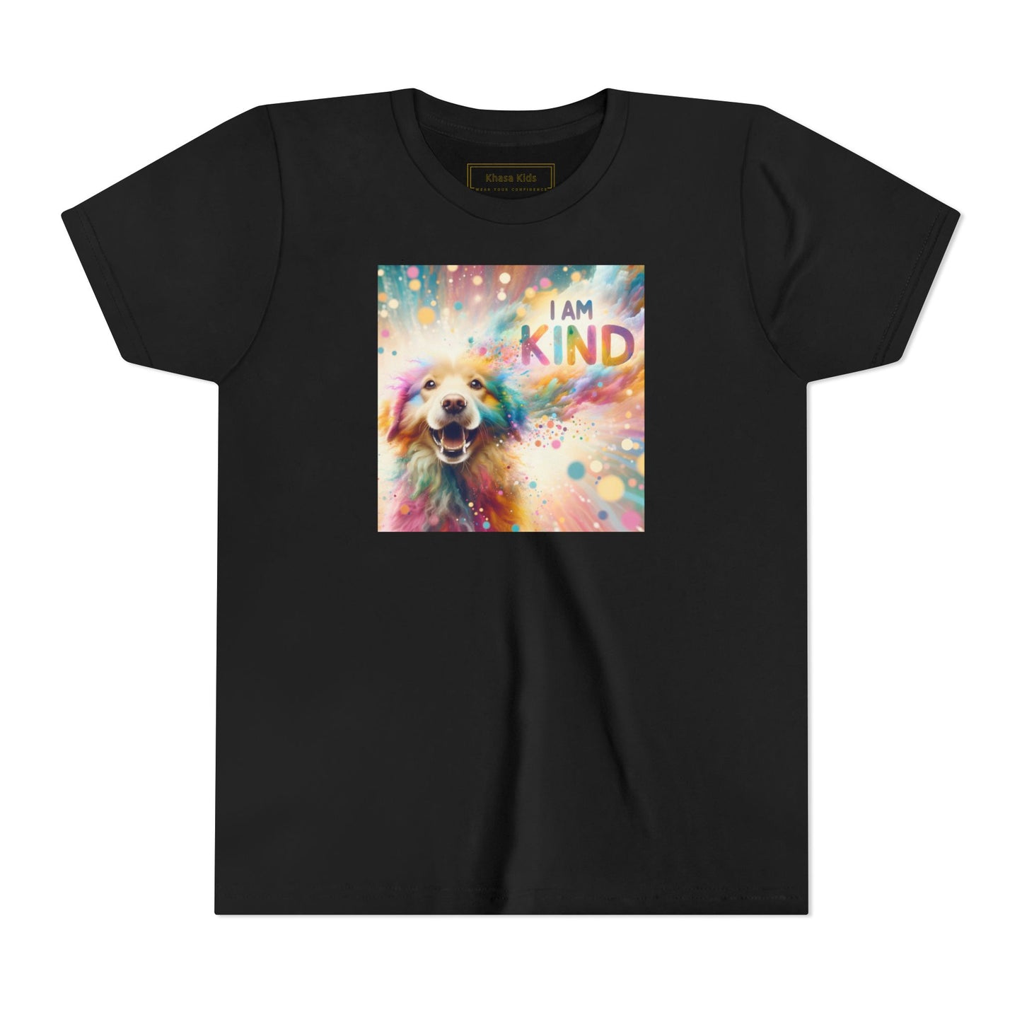Burst of Color Dog | I AM KIND | Youth Graphic Tees | 4VT-Y