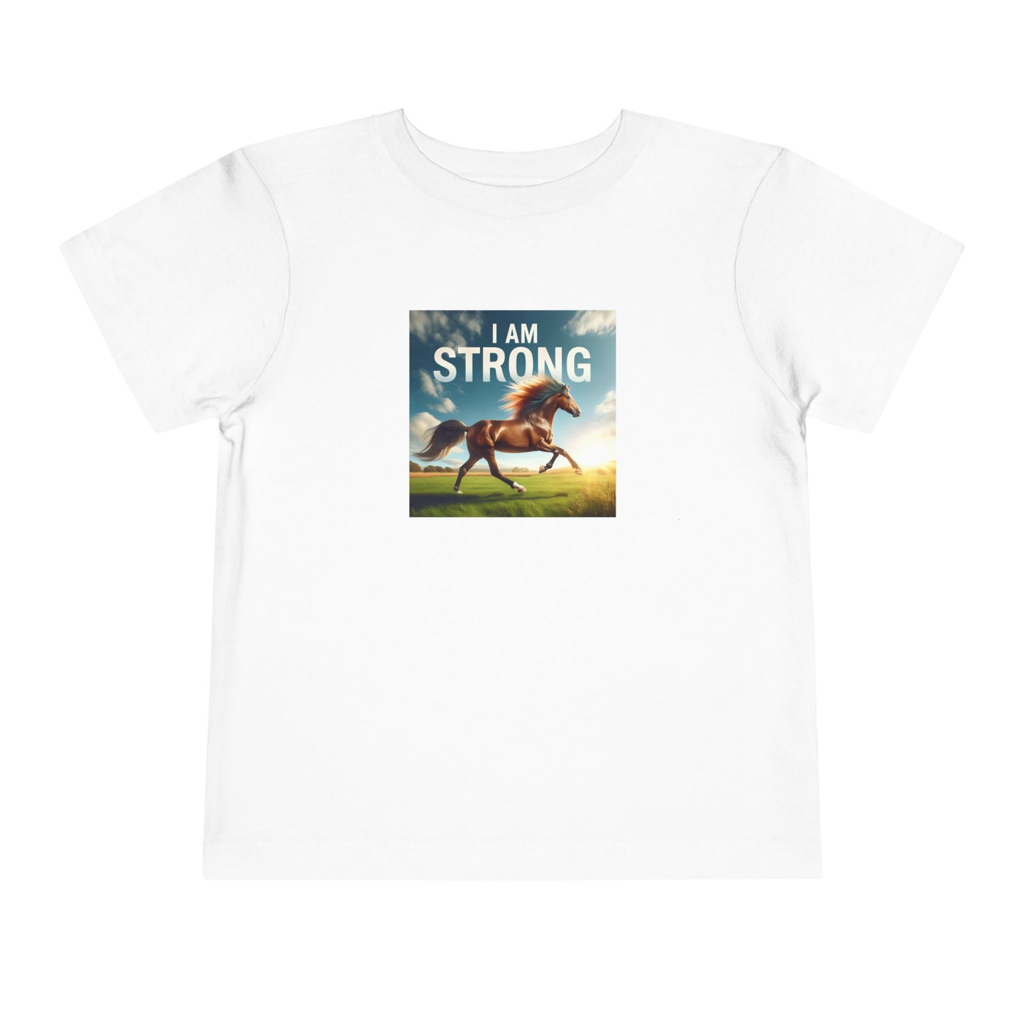 Horse | I AM STRONG | Toddler Graphic Tees | #670-7e6-T
