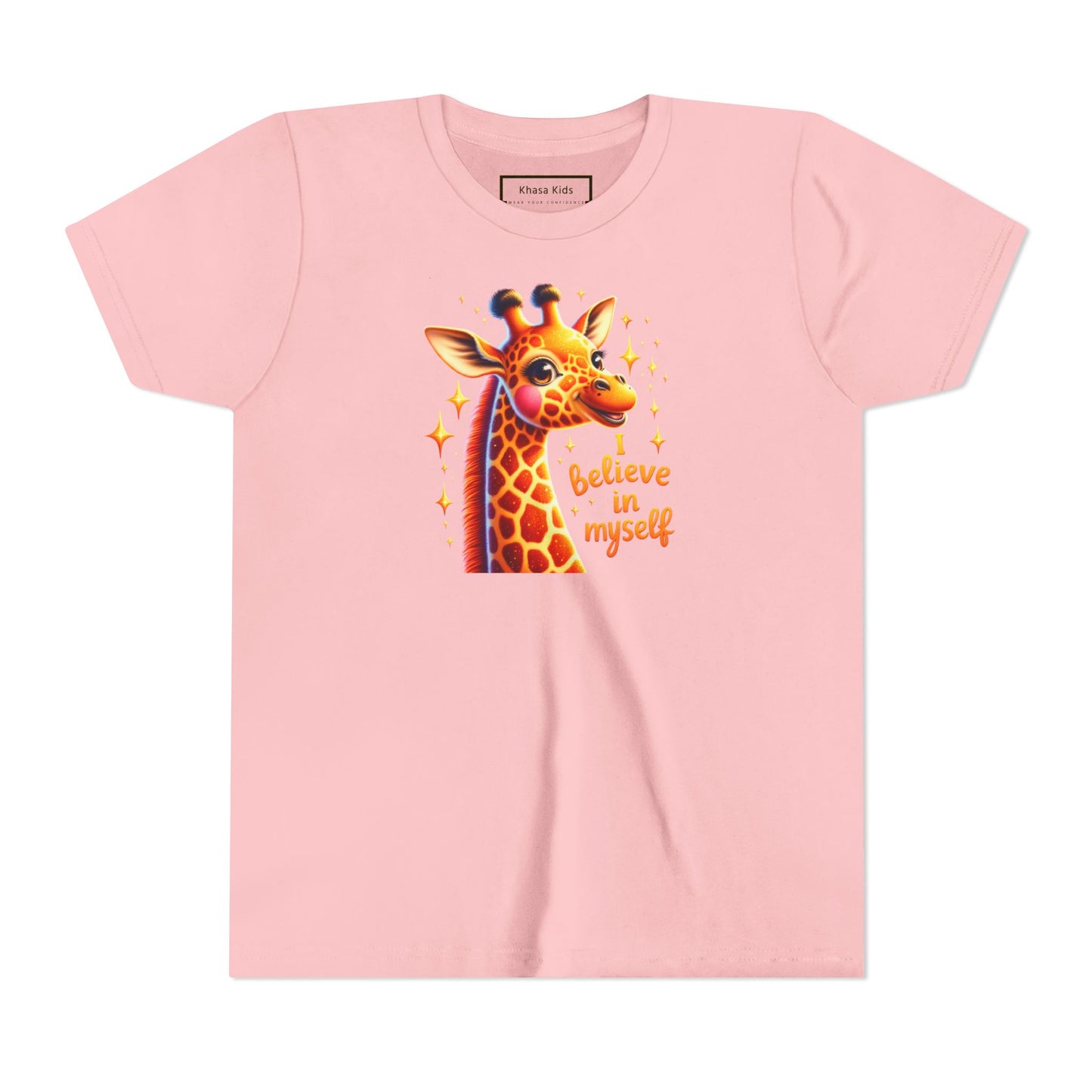 Giraffe | I BELIEVE IN MYSELF | Youth Graphic Tees | #68-c8-Y
