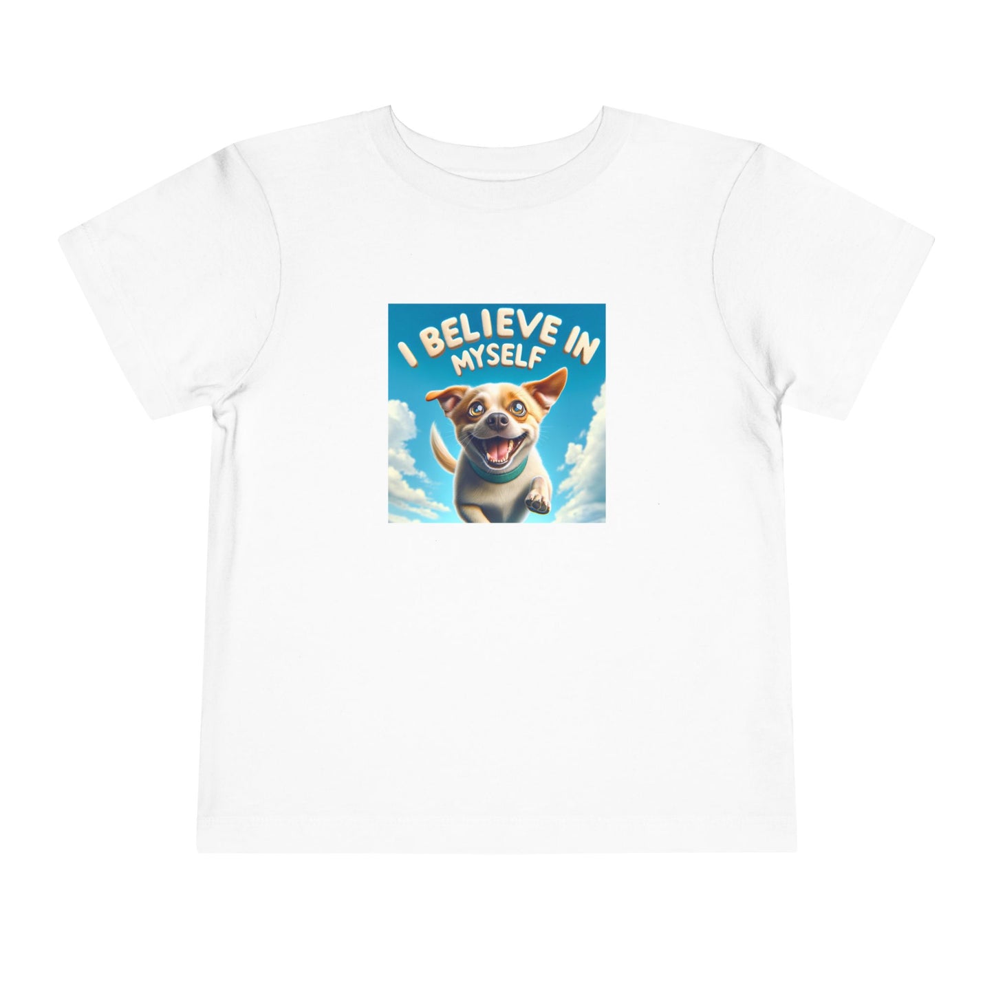 Dog in Sky | I BELIEVE IN MYSELF | Toddler Graphic Tees | 97MM-T
