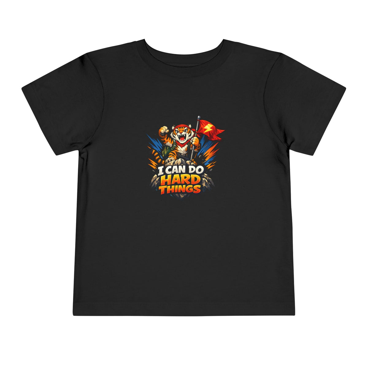 Tiger | I CAN DO HARD THINGS | Toddler Graphic Tees | #KK-006-T