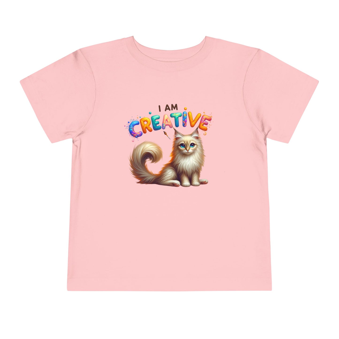 Creative Cat | I AM CREATIVE | Toddler Graphic Tees | 37FM-T