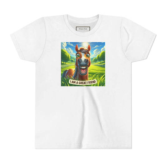 Horse | I AM A GREAT FRIEND | Youth Graphic Tees | #67-54-Y
