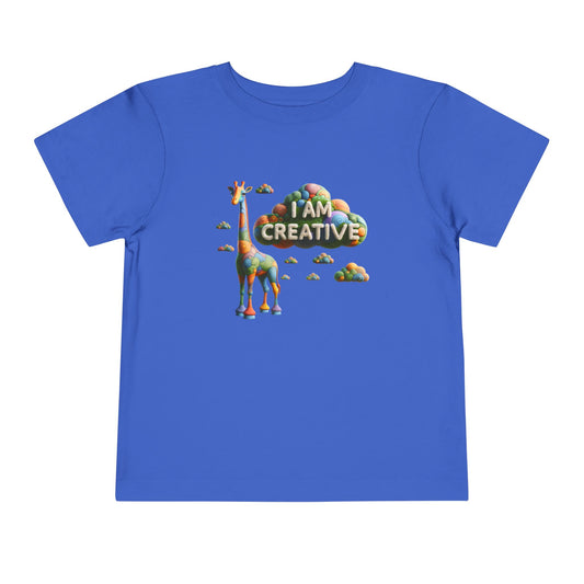 Giraffe |  I AM CREATIVE | Toddler Graphic Tees | #68-d2-T