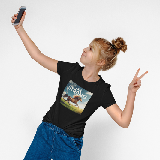 Horse | I AM STRONG | Youth Graphic Tees | #670-7e6-Y