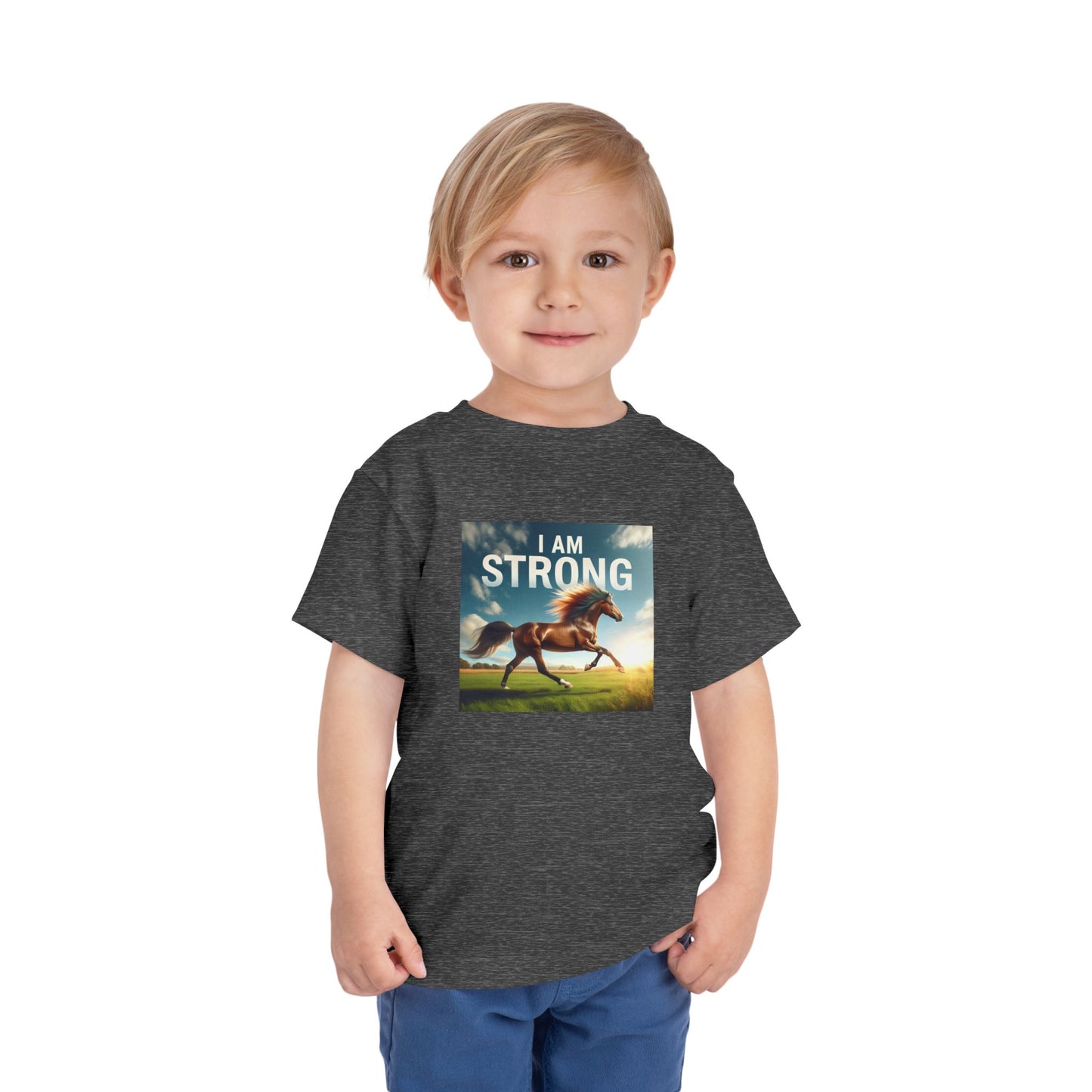 Horse | I AM STRONG | Toddler Graphic Tees | #670-7e6-T