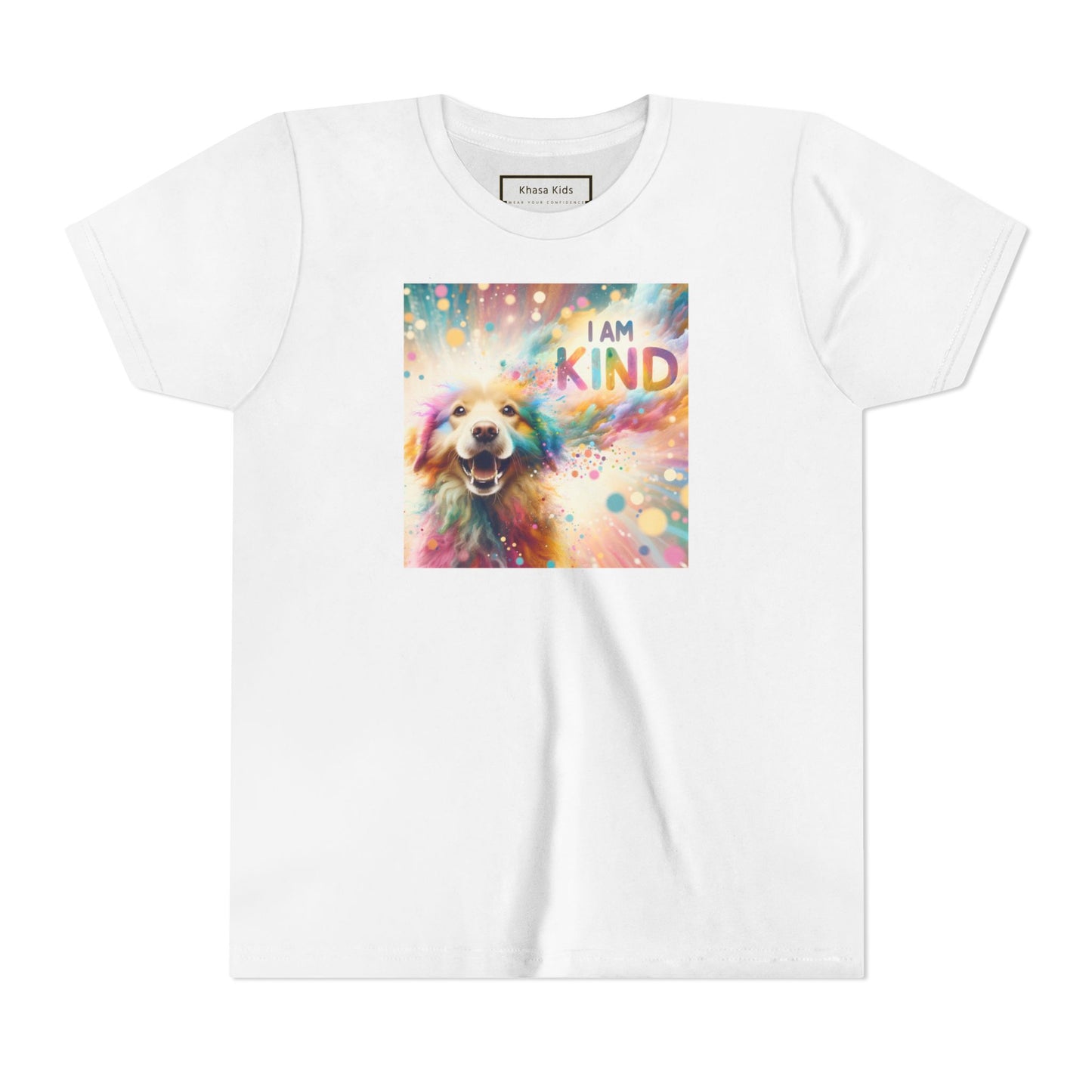 Burst of Color Dog | I AM KIND | Youth Graphic Tees | 4VT-Y