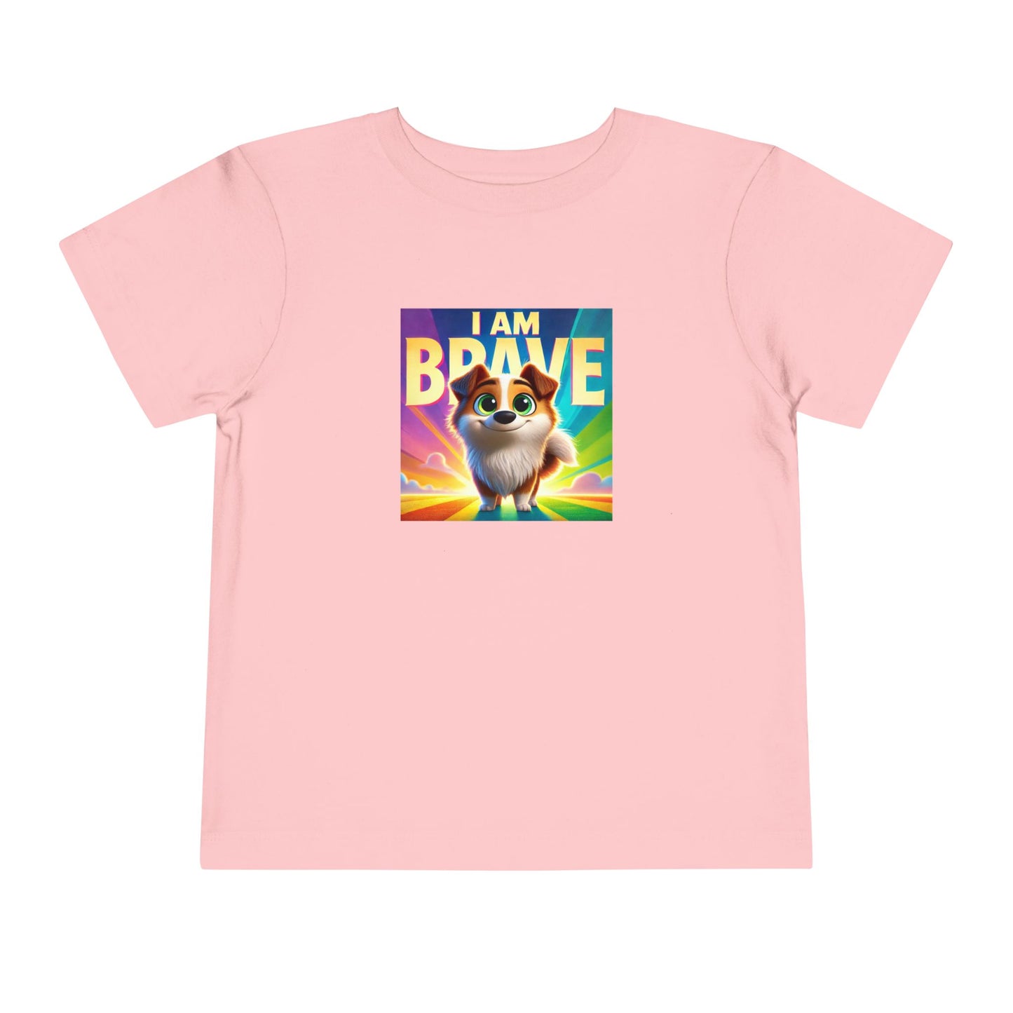 Rainbow Dog | I AM BRAVE | Toddler Graphic Tees | 58KE-T