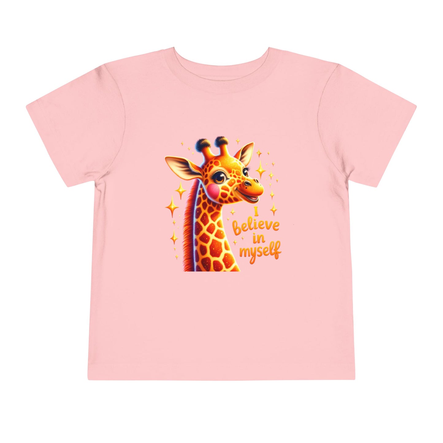 Giraffe | I BELIEVE IN MYSELF | Toddler Graphic Tees | #68-c8-T