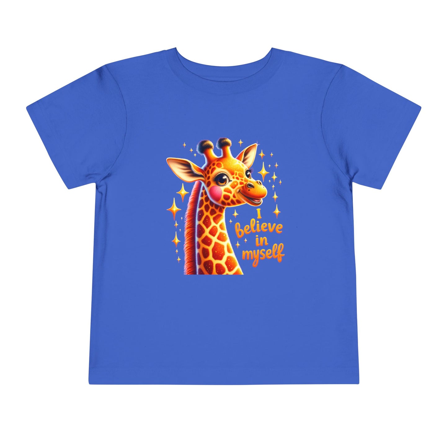 Giraffe | I BELIEVE IN MYSELF | Toddler Graphic Tees | #68-c8-T