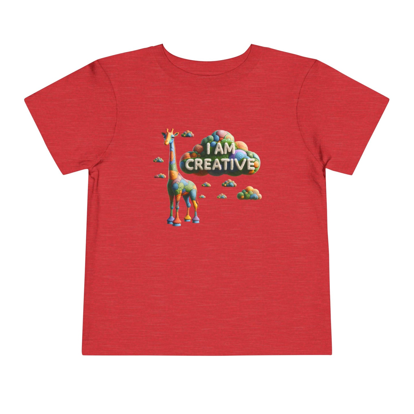 Giraffe |  I AM CREATIVE | Toddler Graphic Tees | #68-d2-T