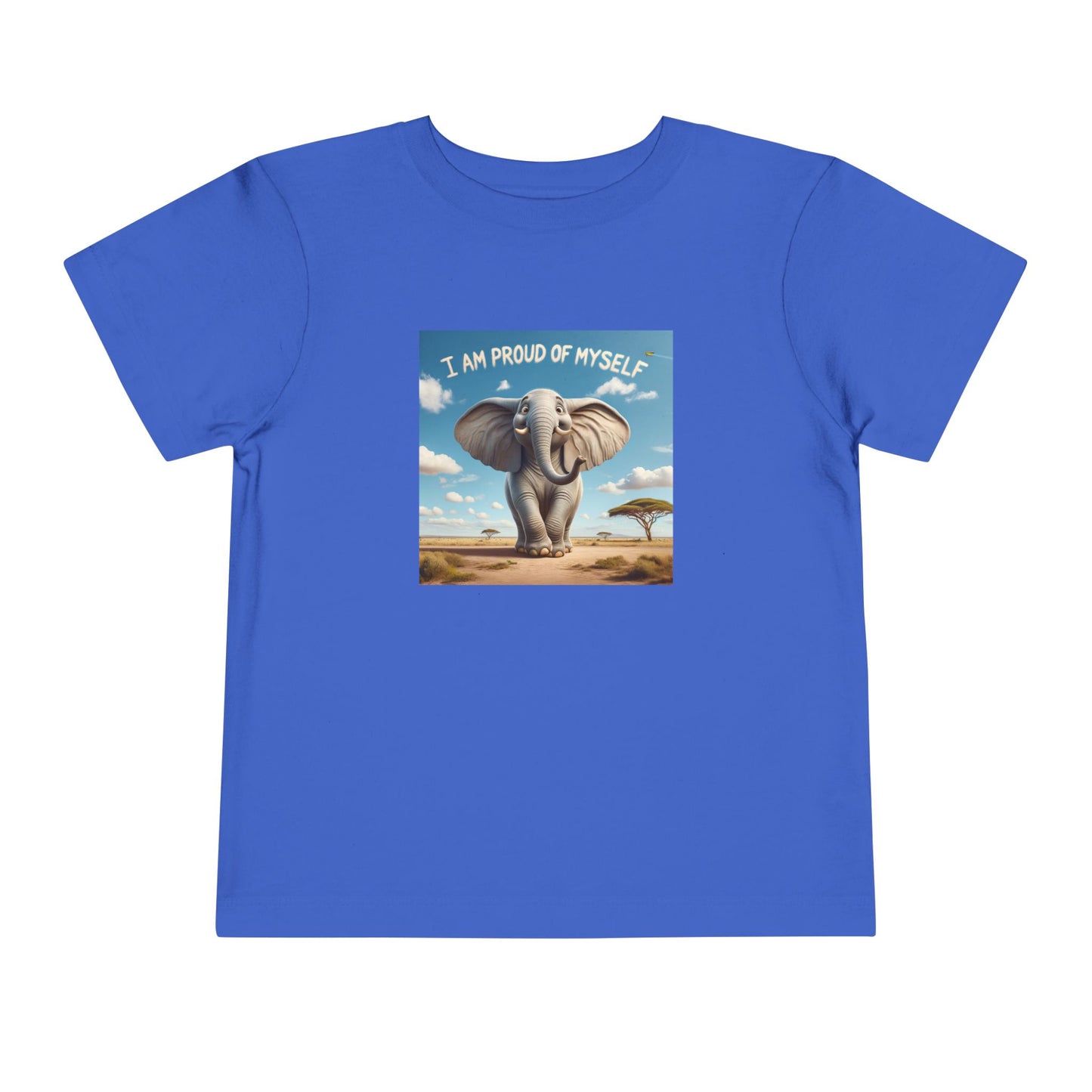 Elephant | I AM PROUD OF MYSELF | Toddler Graphic Tees | #67-ff-T