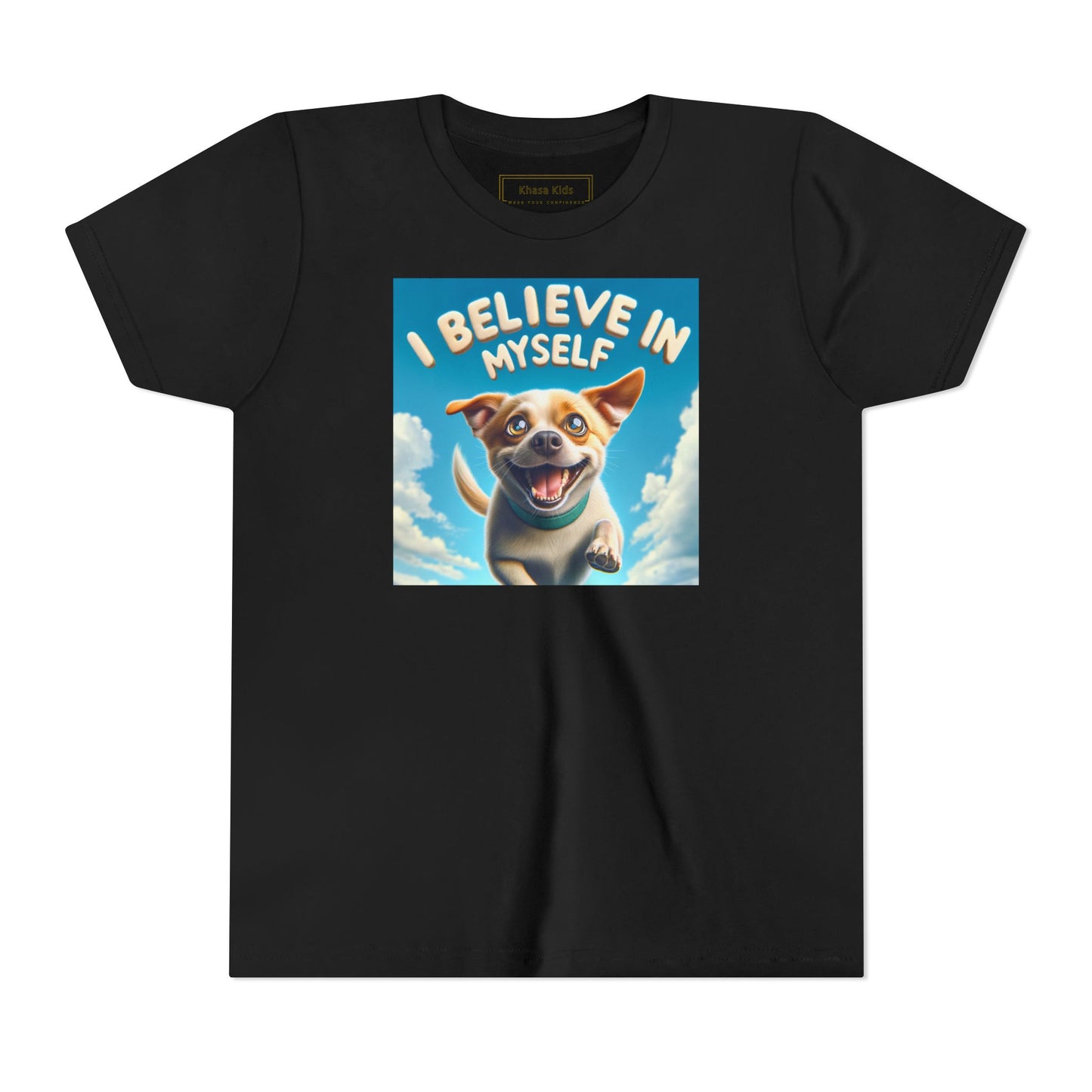 Dog in Sky | I BELIEVE IN MYSELF | Youth Graphic Tees | 97MM-Y