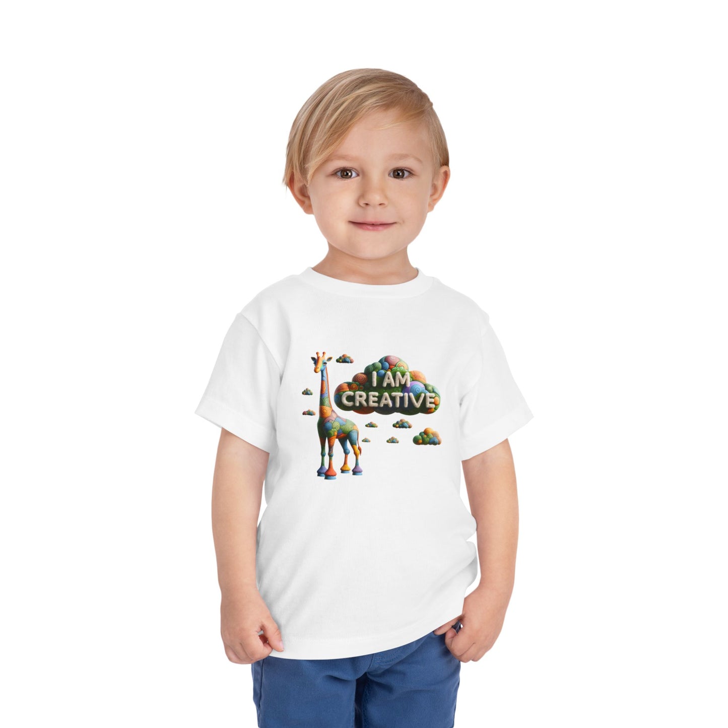 Giraffe |  I AM CREATIVE | Toddler Graphic Tees | #68-d2-T