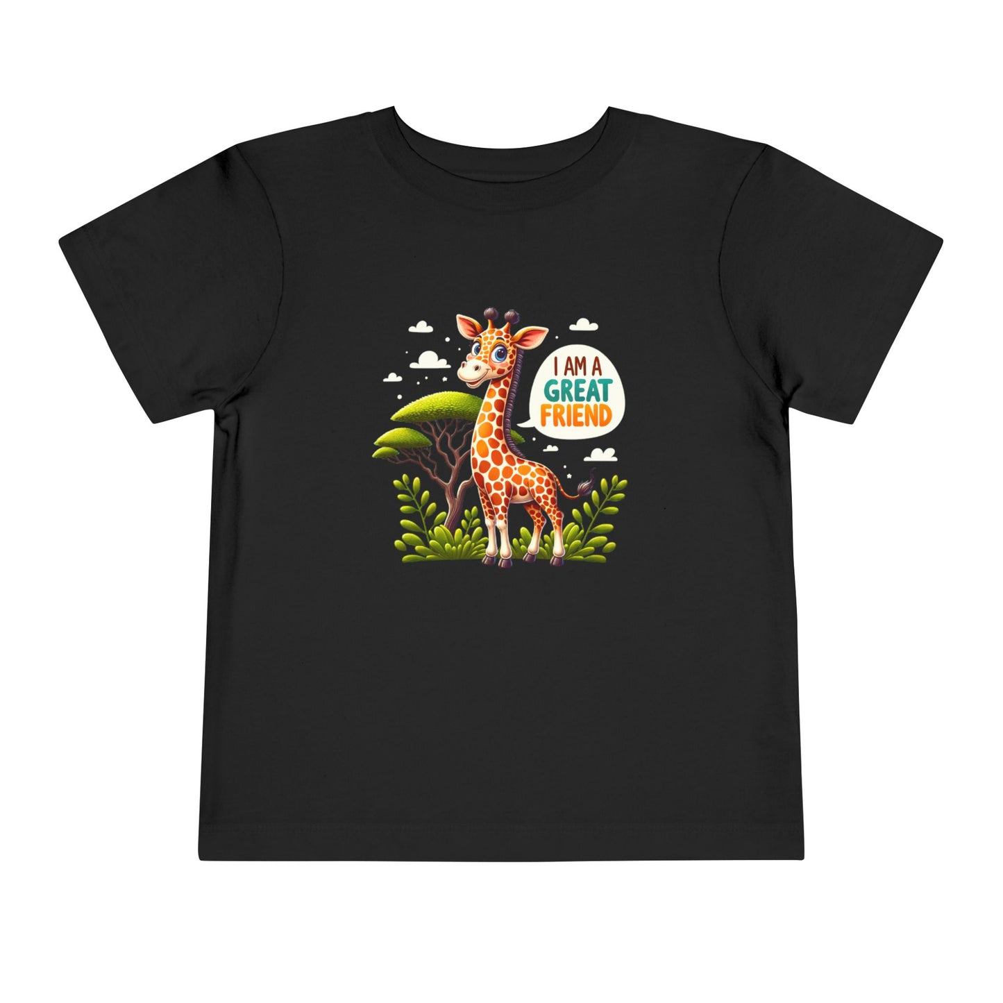 Giraffe |  I AM A GREAT FRIEND | Toddler Graphic Tees | #68-05-T
