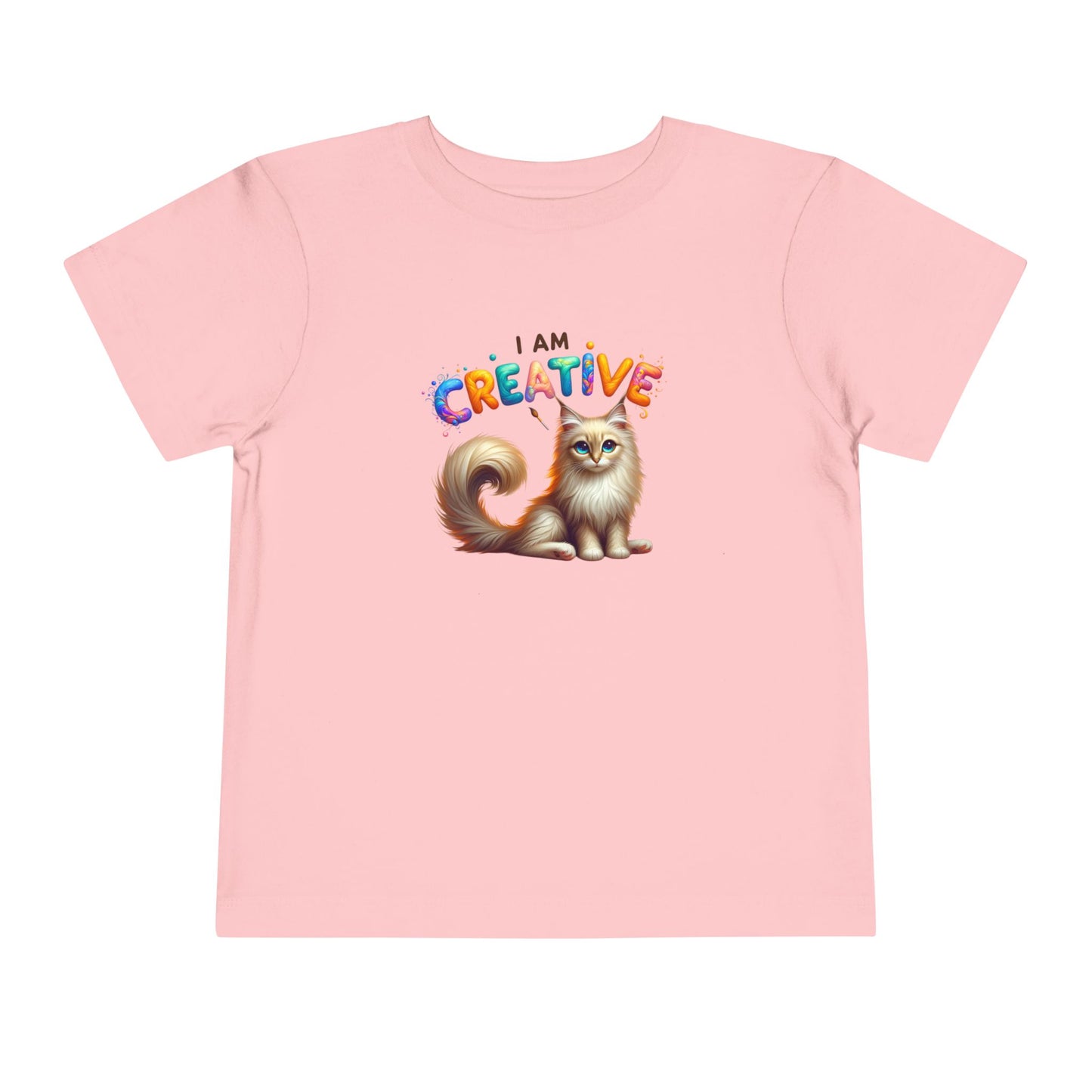 Creative Cat | I AM CREATIVE | Toddler Graphic Tees | 37FM-T