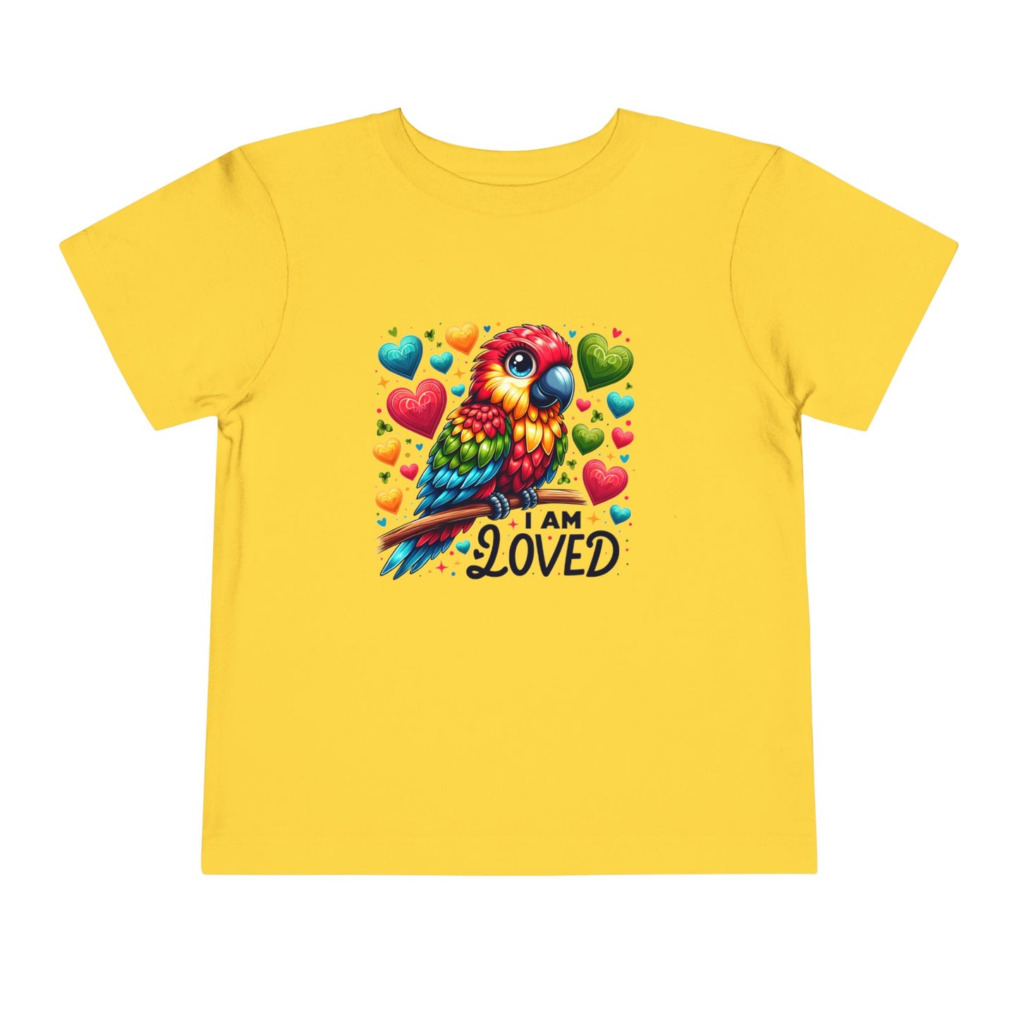 Parrot |  I AM LOVED | Toddler Graphic Tees | #68-ad-T