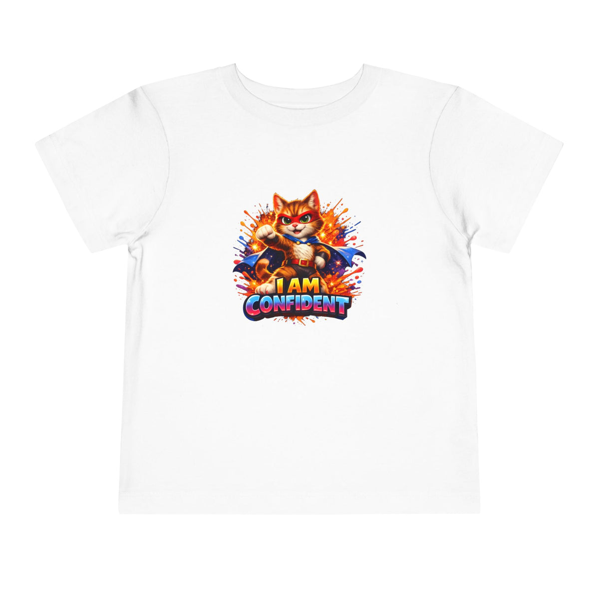 Cat | I AM CONFIDENT | Toddler Graphic Tees | #KK-002-T