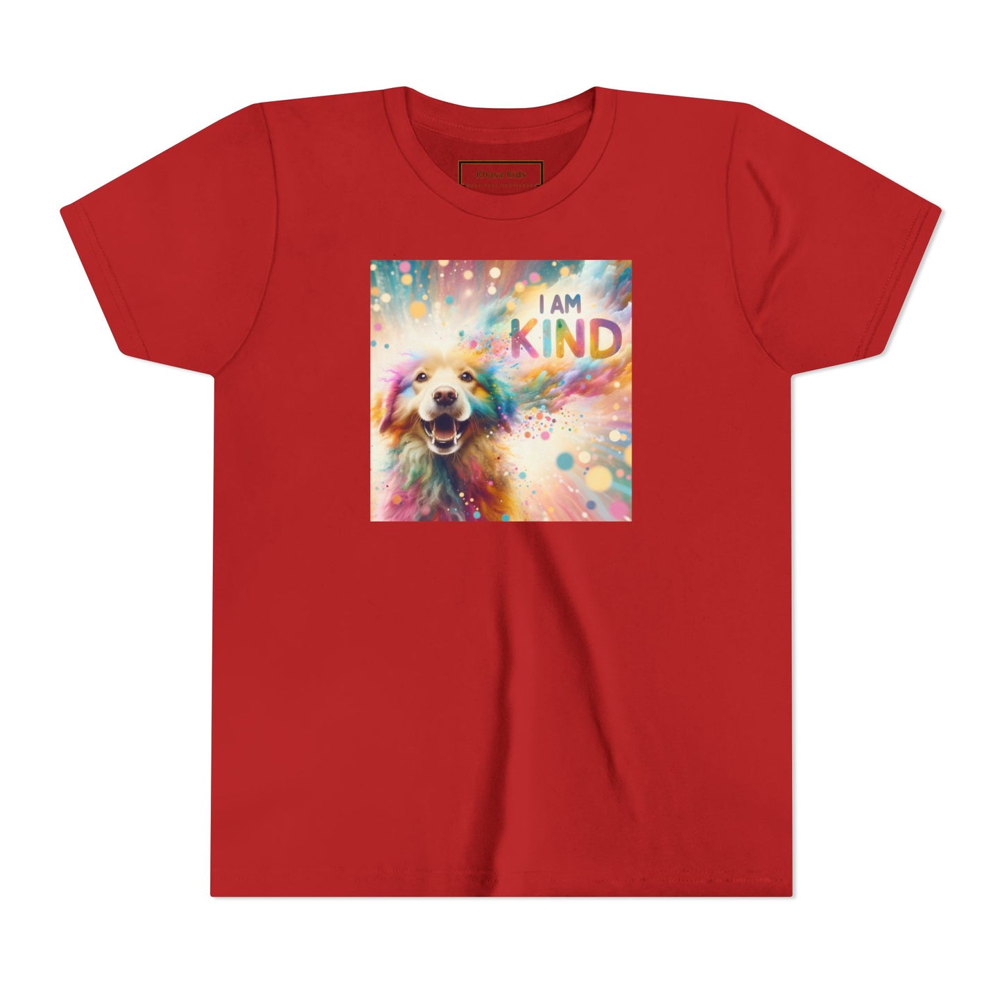 Burst of Color Dog | I AM KIND | Youth Graphic Tees | 4VT-Y