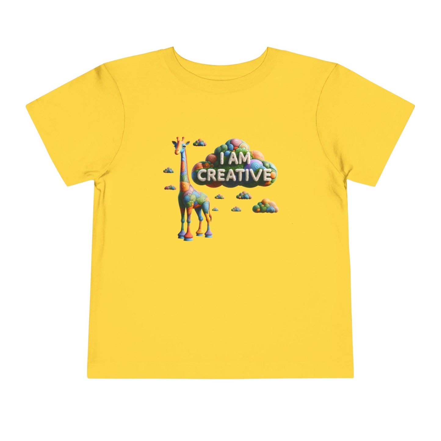 Giraffe |  I AM CREATIVE | Toddler Graphic Tees | #68-d2-T