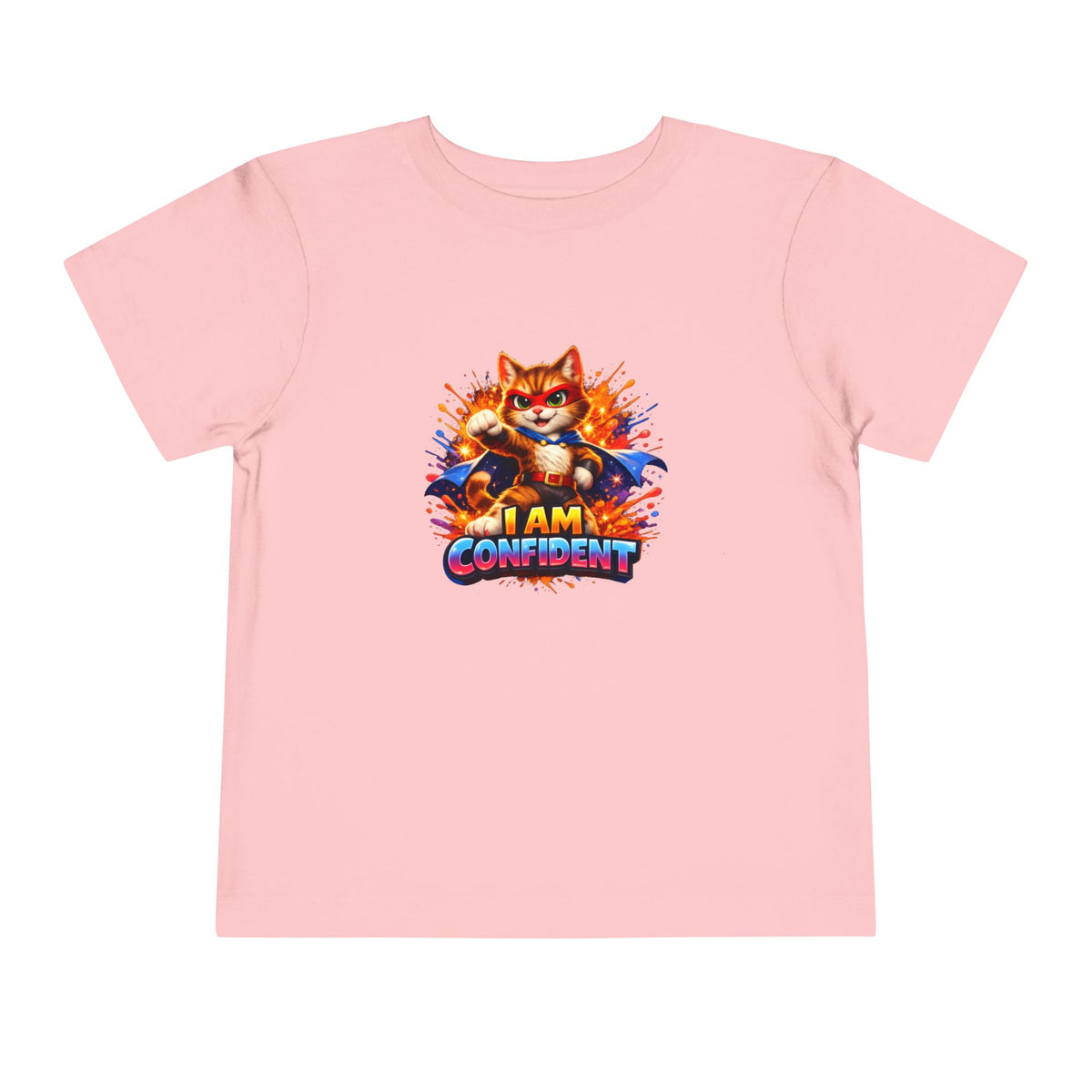 Cat | I AM CONFIDENT | Toddler Graphic Tees | #KK-002-T