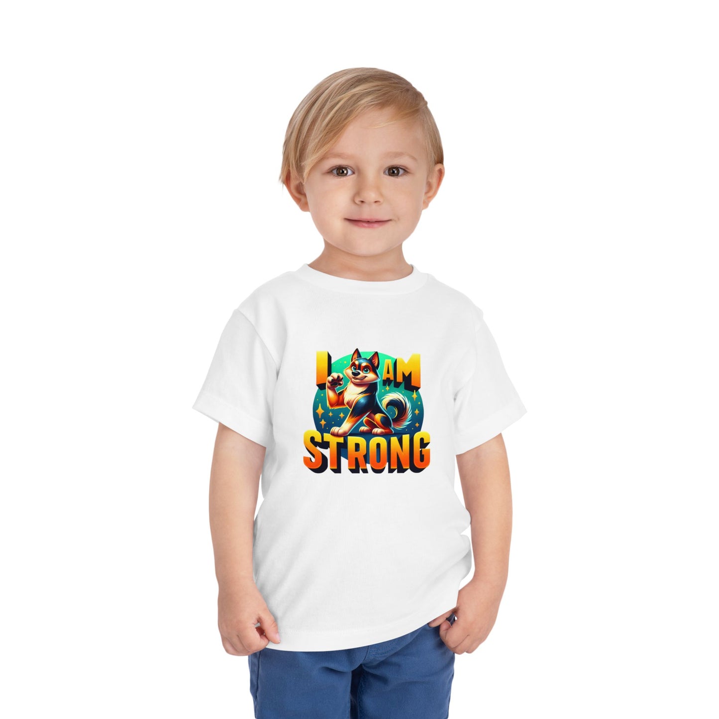Dog Flex | I AM STRONG | Toddler Graphic Tees | 61JP-T