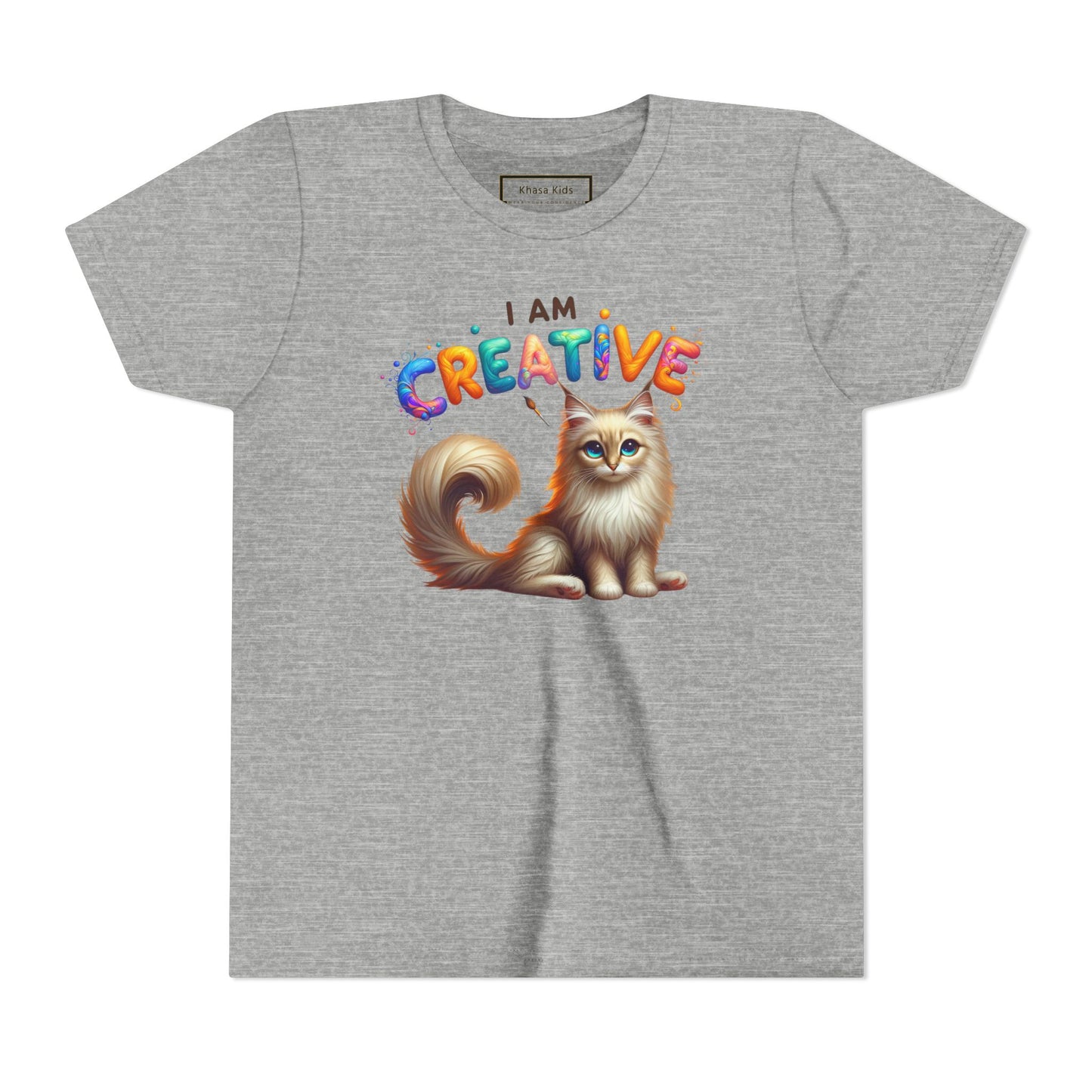 Creative Cat | I AM CREATIVE | Youth Graphic Tees | 37FM-Y