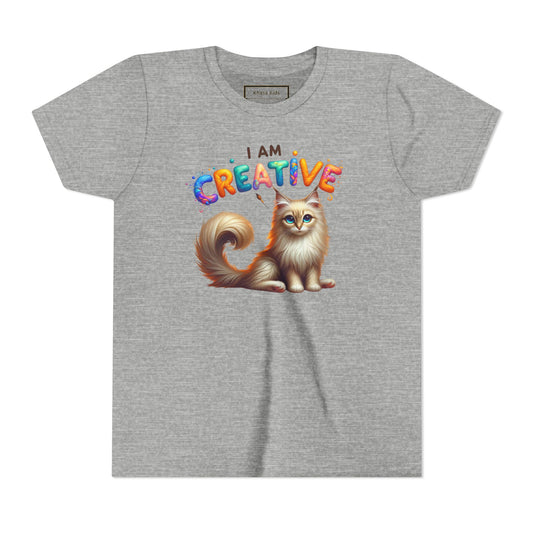 Creative Cat | I AM CREATIVE | Youth Graphic Tees | 37FM-Y