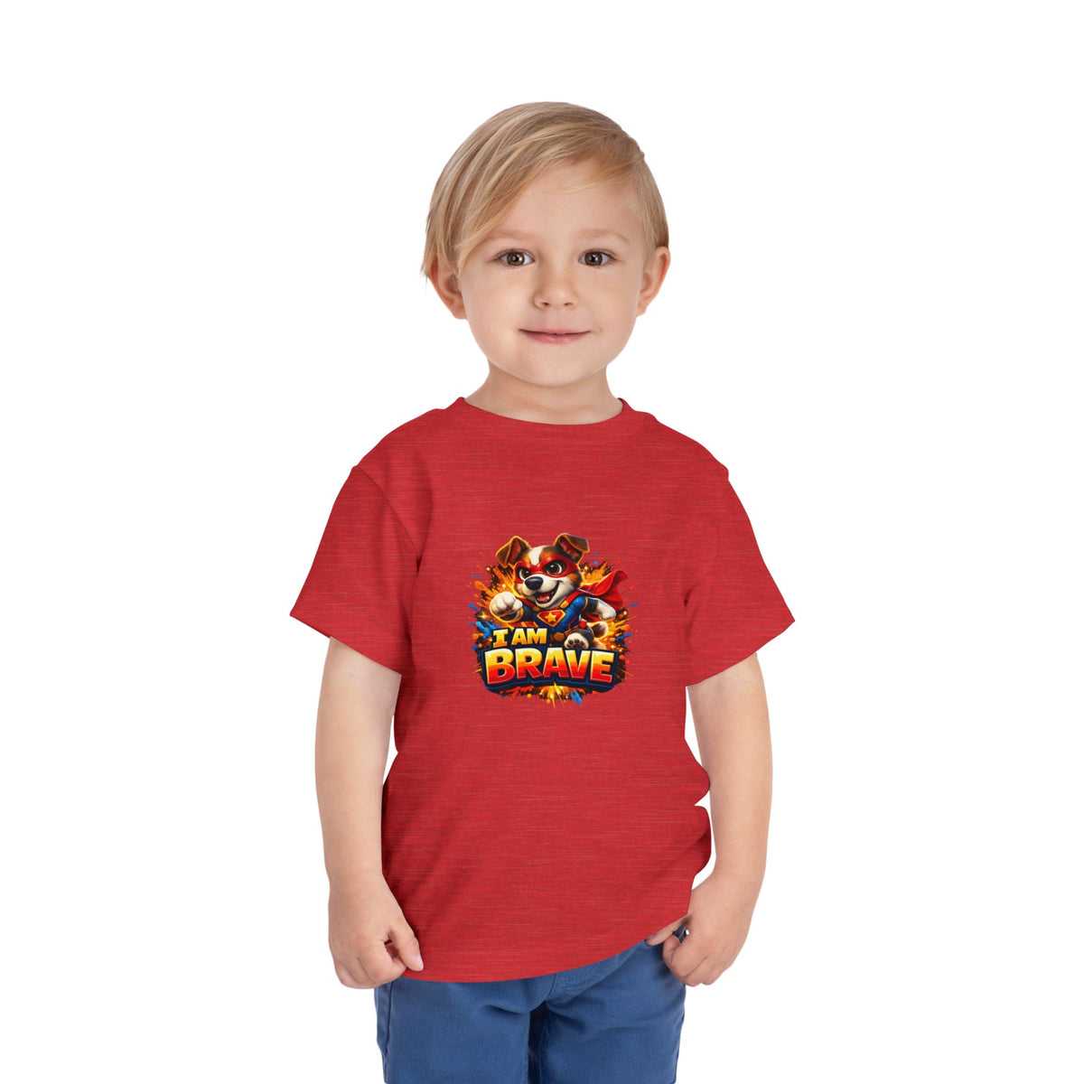 Dog | I AM BRAVE | Toddler Graphic Tees | #KK-001-T