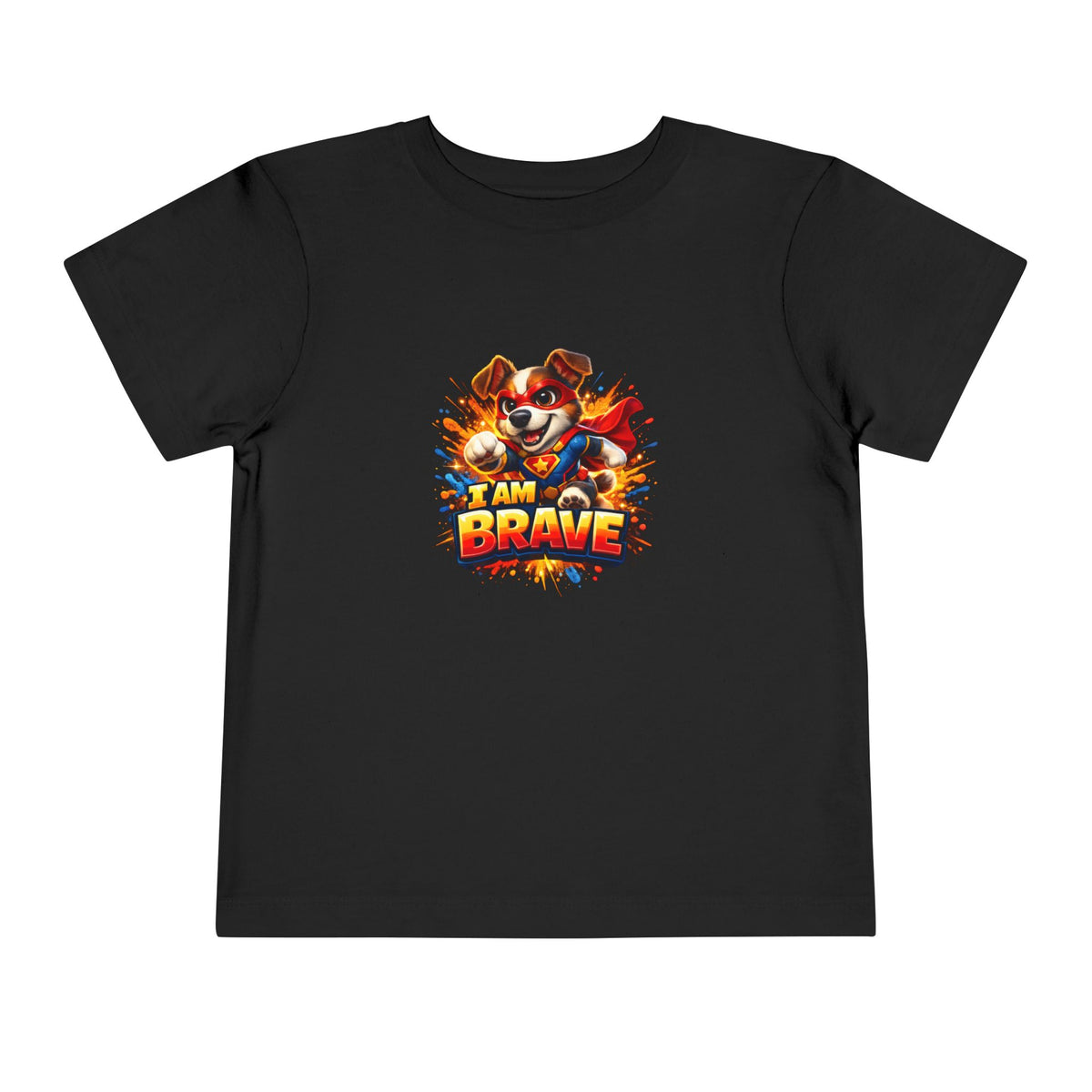 Dog | I AM BRAVE | Toddler Graphic Tees | #KK-001-T