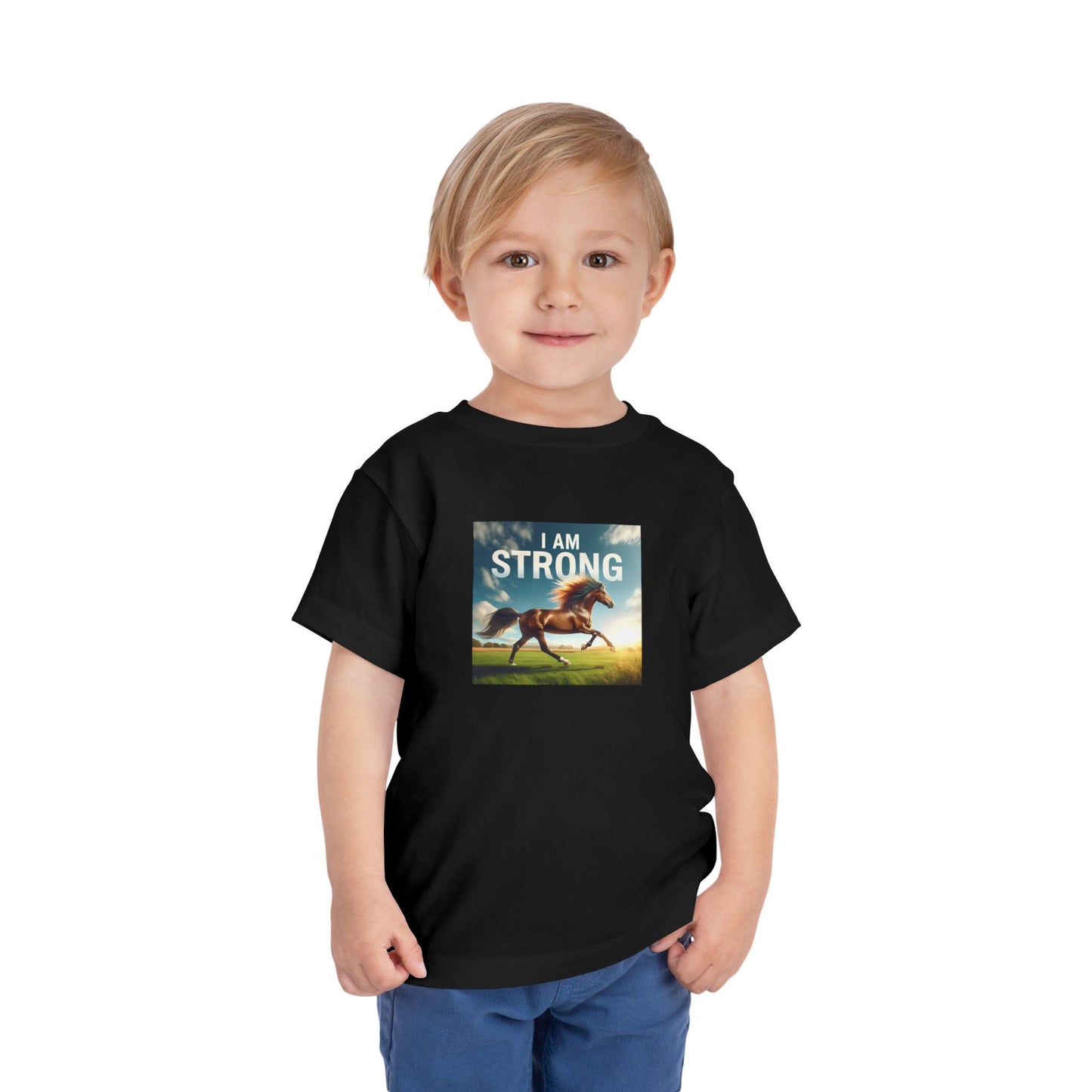 Horse | I AM STRONG | Toddler Graphic Tees | #670-7e6-T