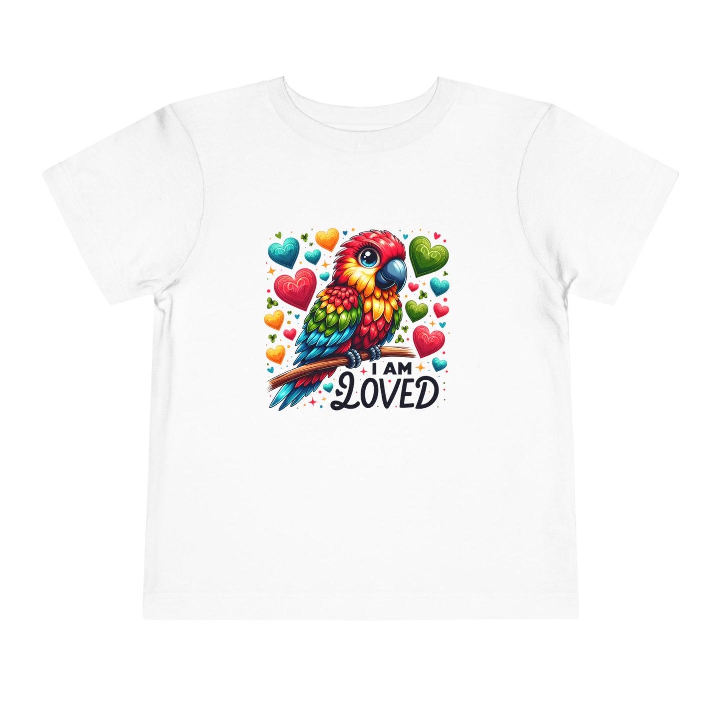 Parrot |  I AM LOVED | Toddler Graphic Tees | #68-ad-T