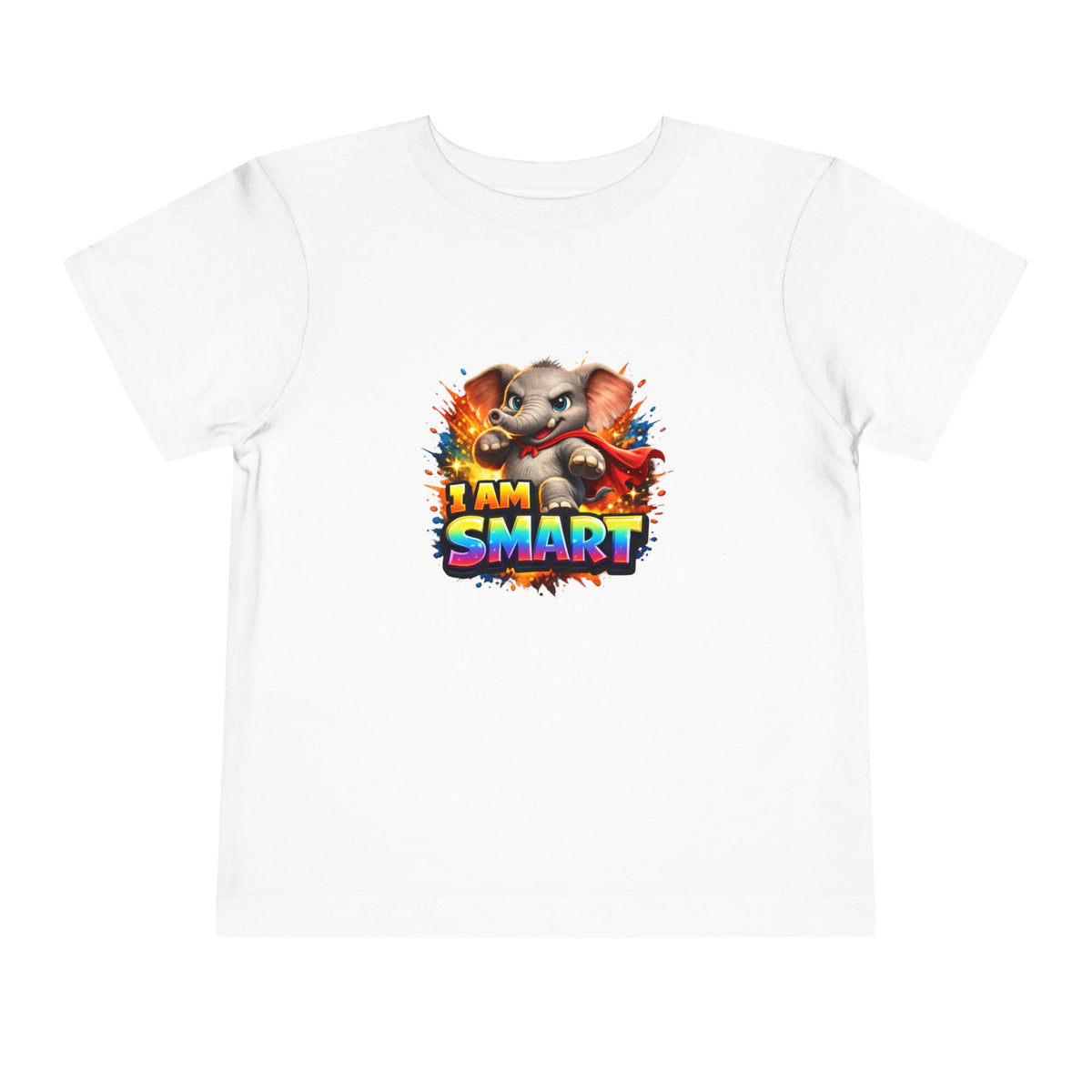 Elephant | I AM SMART | Toddler Graphic Tees | #KK-004-T
