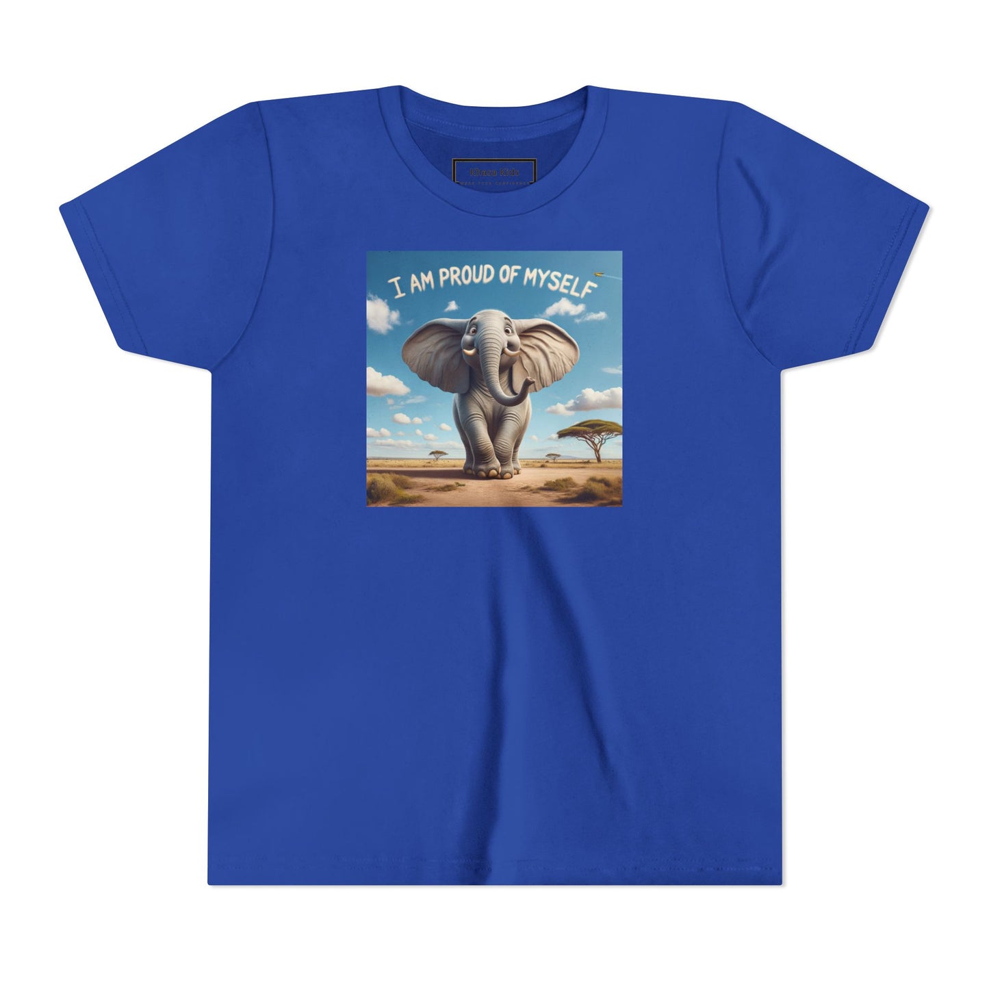 Elephant | I AM PROUD OF MYSELF | Youth Graphic Tees | #67-ff-Y