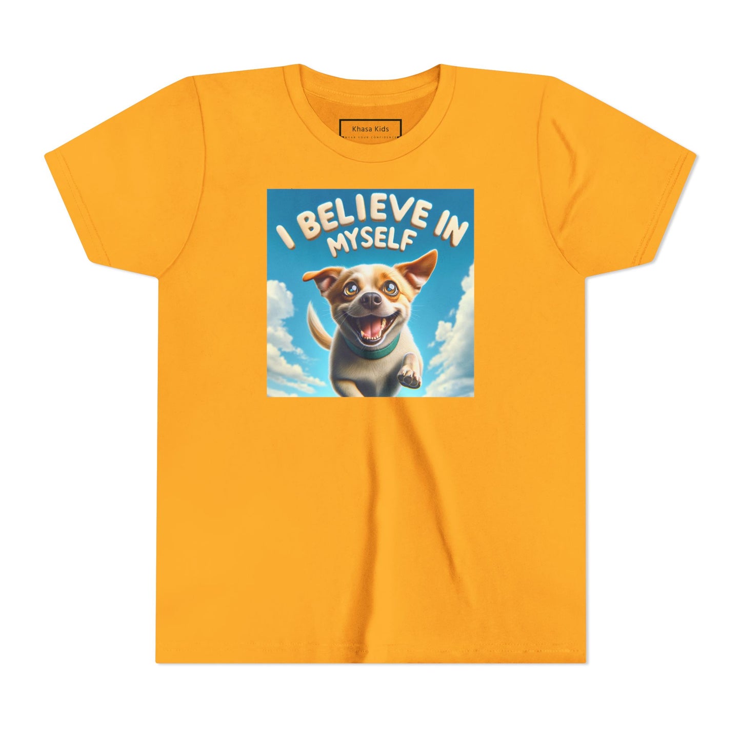 Dog in Sky | I BELIEVE IN MYSELF | Youth Graphic Tees | 97MM-Y