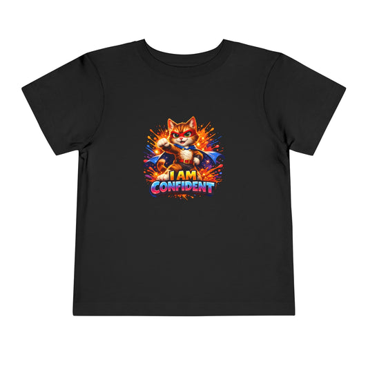 Cat | I AM CONFIDENT | Toddler Graphic Tees | #KK-002-T