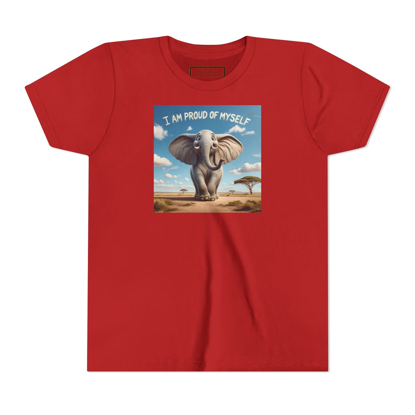 Elephant | I AM PROUD OF MYSELF | Youth Graphic Tees | #67-ff-Y