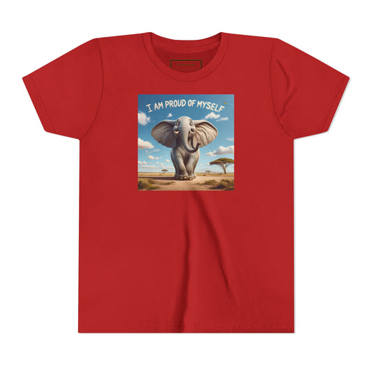 Elephant | I AM PROUD OF MYSELF | Youth Graphic Tees | #67-ff-Y